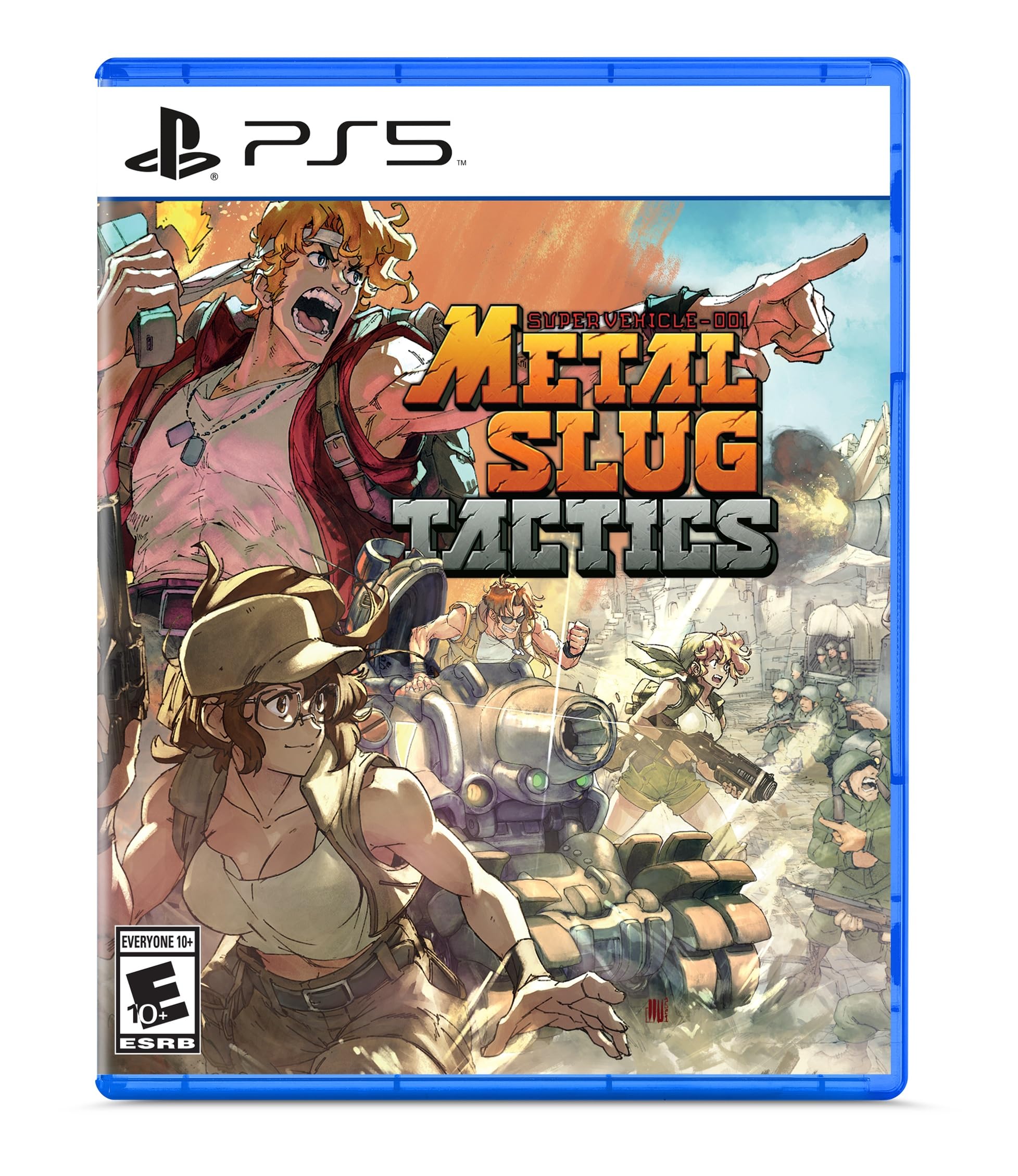 PRODUCT DETAILS 【商品情報】・商品名：Metal Slug Tactics - PlayStation 5・対応機種：PlayStation 5（PS5）・仕様：北米版・言語：英語【コンディション】・海外直輸入品です。・パッケージに輸送によるスレ・小傷がある場合があります。 ■ 北米版ゲームについてのご注意（必ずお読みください） 【北米版 ゲームについてのご注意】こちらの商品は、北米版（海外仕様）のゲームソフトです。・PS5のゲームディスクはリージョンフリーのため、日本国内のPS5本体でもプレイいただけます。・ディスク版のため、ディスクドライブ非搭載のPS5 Digital Editionではご利用いただけません。・ゲーム内の表示および音声は英語です。日本語には対応しておりません。・追加コンテンツ（DLC）やオンライン機能のご利用には、北米（海外）アカウントが必要となる場合があります。・一部のタイトルでは、お手持ちの本体・環境により正常に動作しない場合があります。・海外版であることを理由とした返品・交換はお受けできません。 ■ ご注意 ・掲載画像は実物に近い色味になるよう調整しておりますが、ご利用の環境により差異が生じる場合があります。・複数店舗で在庫を共有しているため、ご注文後に在庫切れとなる場合がございます。・海外倉庫からのお取り寄せのため、発送までに数日〜2〜3週間程度かかる場合があります。 ■ 納期についてお届けの目安を必ずご確認ください。 ご注意 海外からの輸入品となります。海外輸送のため、外箱に軽微なスレ等がある場合がございますが、商品本体には影響ございません。 ※在庫状況は仕入先の在庫情報をもとに出来る限り正確に表示しておりますが、取寄せ商品のため、タイミングによりご注文後に欠品・キャンセルとなる場合がございます。