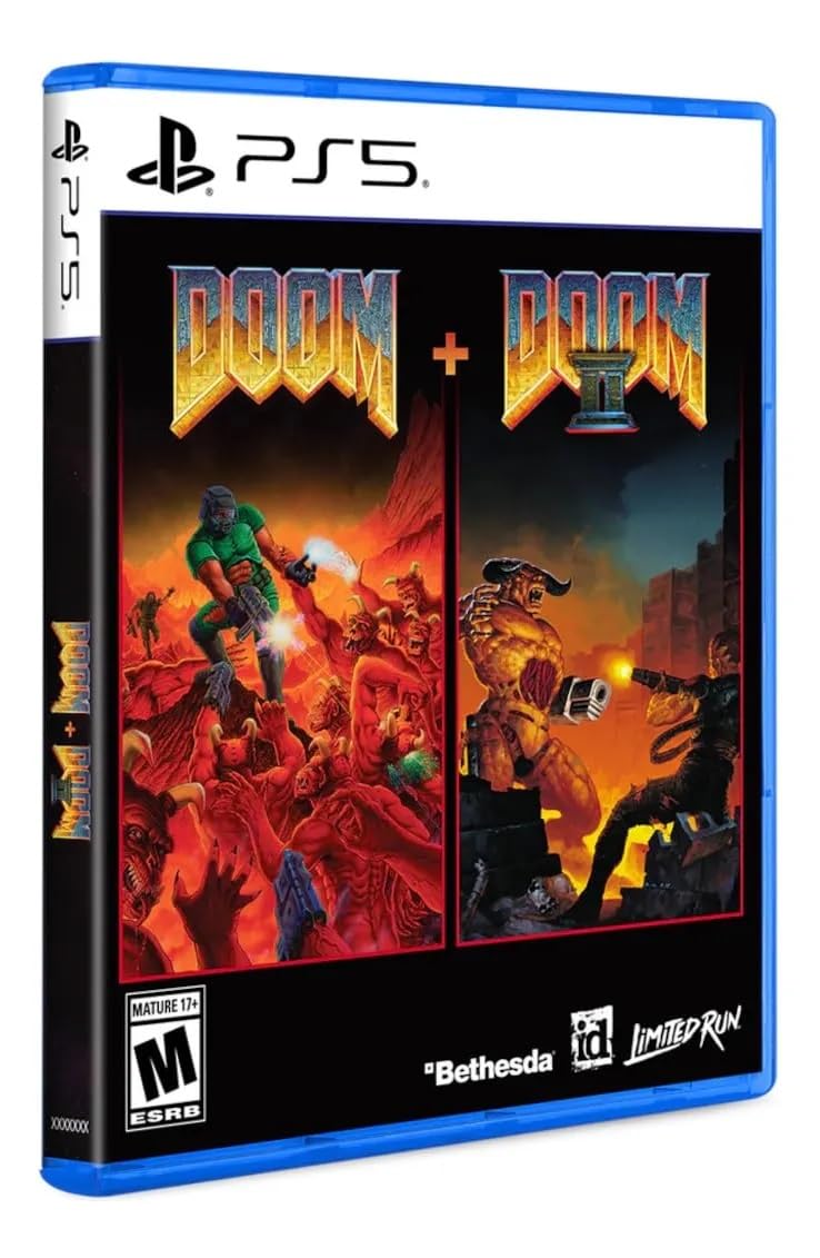 DOOM + DOOM II (Limited Run Games #144) - for Playstation 5 北米版 PS5 プレイステーション5 海外版ソフト