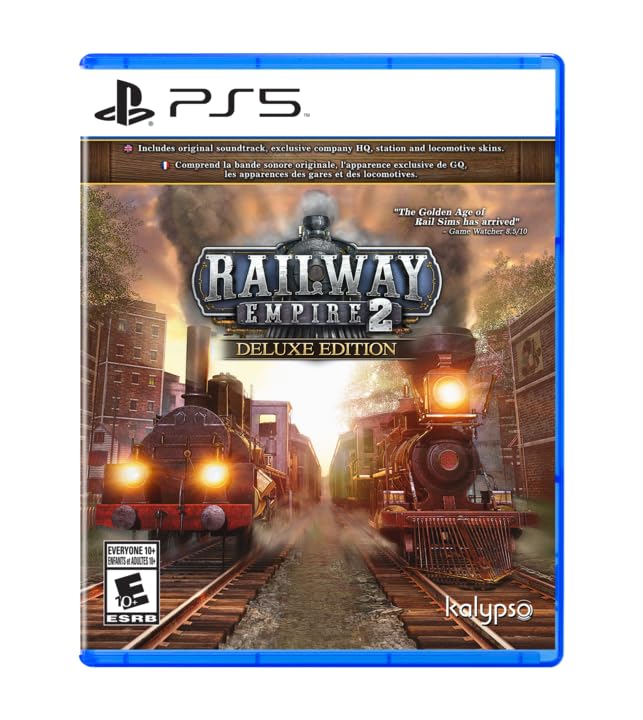 Railway Empire 2: Deluxe Edition - PlayStation 5 北米版 PS5 プレイステーション5 海外版ソフト