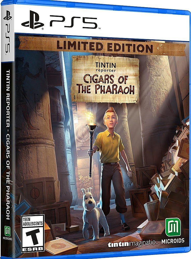 Tintin Reporter: Cigars of the Pharaoh - Limited Edition (PS5) 北米版 PS5 プレイステーション5 海外版ソフト