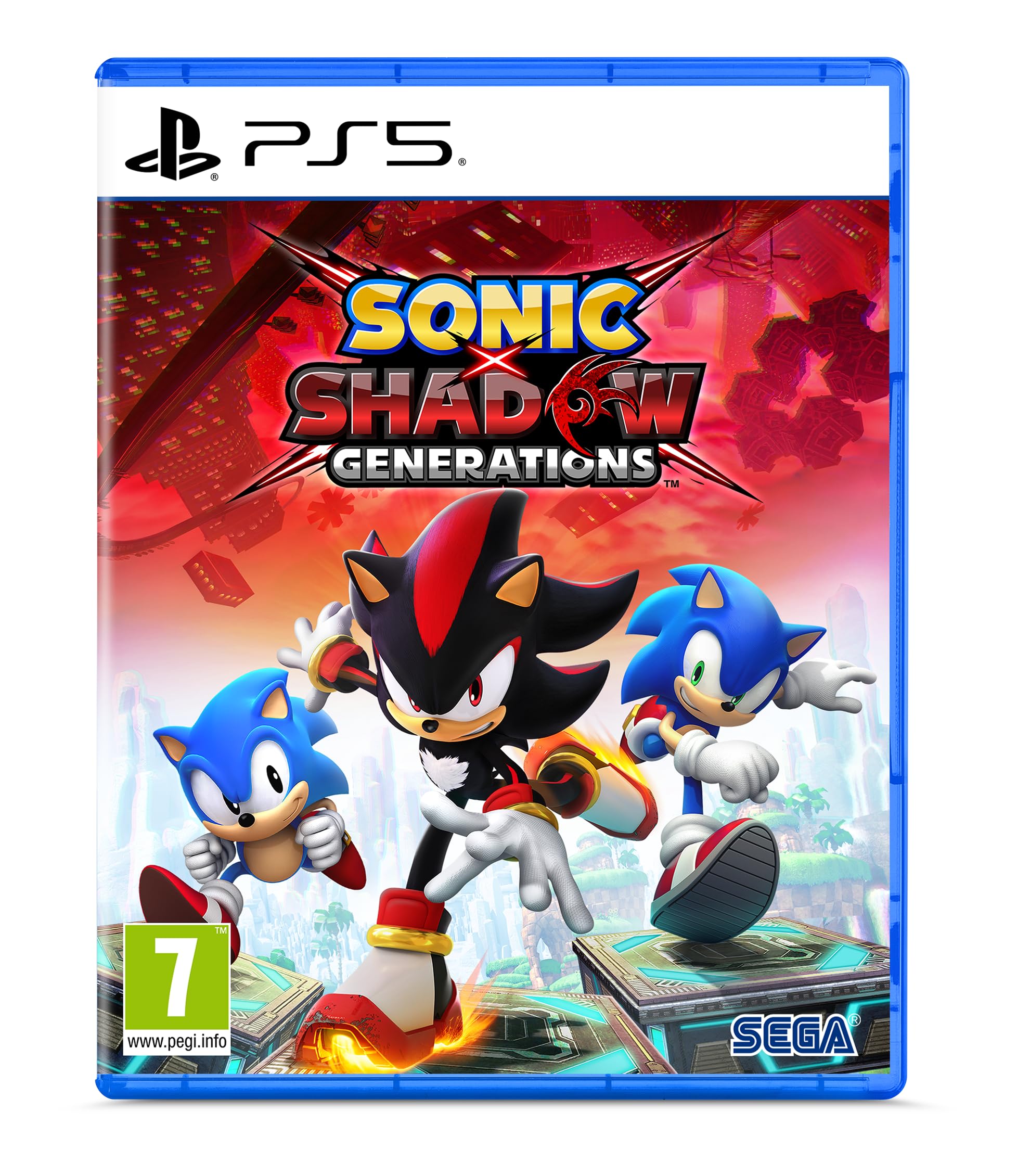 PRODUCT DETAILS 【商品情報】・商品名：Sonic X Shadow Generations /PS5・対応機種：PlayStation 5（PS5）・仕様：北米版・言語：英語【コンディション】・海外直輸入品です。・パッケージに輸送によるスレ・小傷がある場合があります。 ■ 北米版ゲームについてのご注意（必ずお読みください） 【北米版 ゲームについてのご注意】こちらの商品は、北米版（海外仕様）のゲームソフトです。・PS5のゲームディスクはリージョンフリーのため、日本国内のPS5本体でもプレイいただけます。・ディスク版のため、ディスクドライブ非搭載のPS5 Digital Editionではご利用いただけません。・ゲーム内の表示および音声は英語です。日本語には対応しておりません。・追加コンテンツ（DLC）やオンライン機能のご利用には、北米（海外）アカウントが必要となる場合があります。・一部のタイトルでは、お手持ちの本体・環境により正常に動作しない場合があります。・海外版であることを理由とした返品・交換はお受けできません。 ■ ご注意 ・掲載画像は実物に近い色味になるよう調整しておりますが、ご利用の環境により差異が生じる場合があります。・複数店舗で在庫を共有しているため、ご注文後に在庫切れとなる場合がございます。・海外倉庫からのお取り寄せのため、発送までに数日〜2〜3週間程度かかる場合があります。 ■ 納期についてお届けの目安を必ずご確認ください。 ご注意 海外からの輸入品となります。海外輸送のため、外箱に軽微なスレ等がある場合がございますが、商品本体には影響ございません。 ※在庫状況は仕入先の在庫情報をもとに出来る限り正確に表示しておりますが、取寄せ商品のため、タイミングによりご注文後に欠品・キャンセルとなる場合がございます。