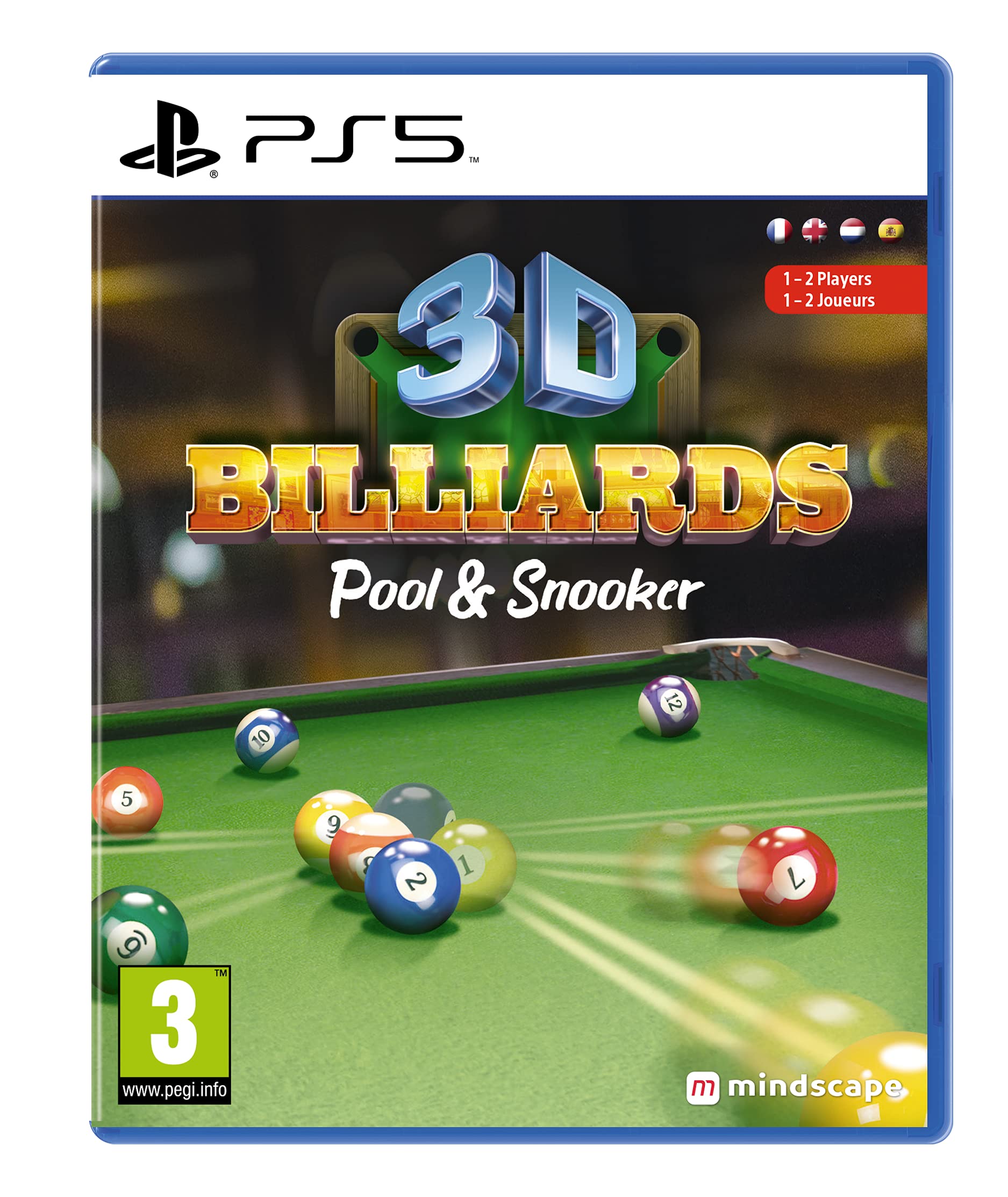 3D Billiards: Pool & Snooker (PS5) 北米版 PS5 プレイステーション5 海外版ソフト