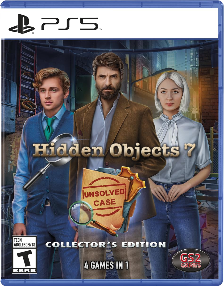 PRODUCT DETAILS 【商品情報】・商品名：Hidden Objects 7: Unsolved Case Collector's Edition - PlayStation 5・対応機種：PlayStation 5（PS5）・仕様：北米版・言語：英語【コンディション】・海外直輸入品です。・パッケージに輸送によるスレ・小傷がある場合があります。 ■ 北米版ゲームについてのご注意（必ずお読みください） 【北米版 ゲームについてのご注意】こちらの商品は、北米版（海外仕様）のゲームソフトです。・PS5のゲームディスクはリージョンフリーのため、日本国内のPS5本体でもプレイいただけます。・ディスク版のため、ディスクドライブ非搭載のPS5 Digital Editionではご利用いただけません。・ゲーム内の表示および音声は英語です。日本語には対応しておりません。・追加コンテンツ（DLC）やオンライン機能のご利用には、北米（海外）アカウントが必要となる場合があります。・一部のタイトルでは、お手持ちの本体・環境により正常に動作しない場合があります。・海外版であることを理由とした返品・交換はお受けできません。 ■ ご注意 ・掲載画像は実物に近い色味になるよう調整しておりますが、ご利用の環境により差異が生じる場合があります。・複数店舗で在庫を共有しているため、ご注文後に在庫切れとなる場合がございます。・海外倉庫からのお取り寄せのため、発送までに数日〜2〜3週間程度かかる場合があります。 ■ 納期についてお届けの目安を必ずご確認ください。 ご注意 海外からの輸入品となります。海外輸送のため、外箱に軽微なスレ等がある場合がございますが、商品本体には影響ございません。 ※在庫状況は仕入先の在庫情報をもとに出来る限り正確に表示しておりますが、取寄せ商品のため、タイミングによりご注文後に欠品・キャンセルとなる場合がございます。