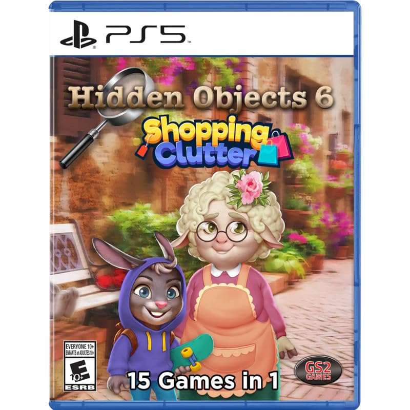 GS2 Games Hidden Objects Collection: Volume 6 Shopping Clutter - 15 Games in 1 - For Playstation 5 北米版 PS5 プレイステーション5 海外版ソフト