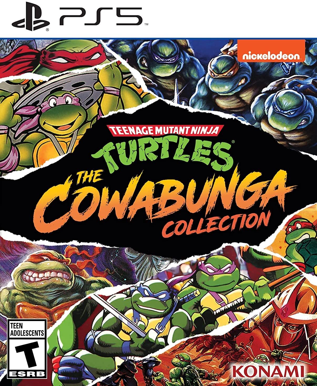 Teenage Mutant Ninja Turtles Cowabunga Collection Limited Edition PS5 北米版 PS5 プレイステーション5 海外版ソフト