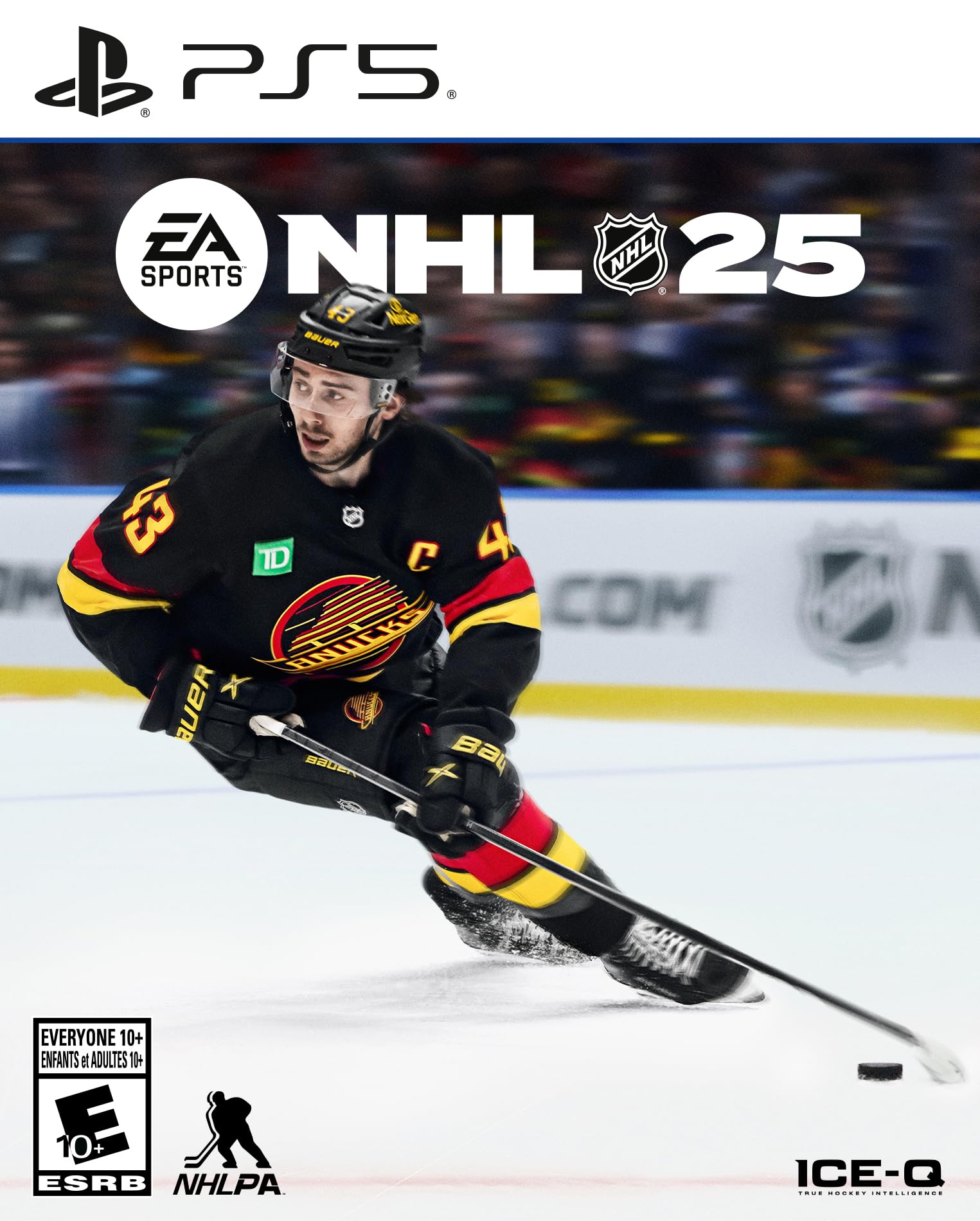 PRODUCT DETAILS 【商品情報】・商品名：NHL 25 - For PlayStation 5・対応機種：PlayStation 5（PS5）・仕様：北米版・言語：英語【コンディション】・海外直輸入品です。・パッケージに輸送によるスレ・小傷がある場合があります。 ■ 北米版ゲームについてのご注意（必ずお読みください） 【北米版 ゲームについてのご注意】こちらの商品は、北米版（海外仕様）のゲームソフトです。・PS5のゲームディスクはリージョンフリーのため、日本国内のPS5本体でもプレイいただけます。・ディスク版のため、ディスクドライブ非搭載のPS5 Digital Editionではご利用いただけません。・ゲーム内の表示および音声は英語です。日本語には対応しておりません。・追加コンテンツ（DLC）やオンライン機能のご利用には、北米（海外）アカウントが必要となる場合があります。・一部のタイトルでは、お手持ちの本体・環境により正常に動作しない場合があります。・海外版であることを理由とした返品・交換はお受けできません。 ■ ご注意 ・掲載画像は実物に近い色味になるよう調整しておりますが、ご利用の環境により差異が生じる場合があります。・複数店舗で在庫を共有しているため、ご注文後に在庫切れとなる場合がございます。・海外倉庫からのお取り寄せのため、発送までに数日〜2〜3週間程度かかる場合があります。 ■ 納期についてお届けの目安を必ずご確認ください。 ご注意 海外からの輸入品となります。海外輸送のため、外箱に軽微なスレ等がある場合がございますが、商品本体には影響ございません。 ※在庫状況は仕入先の在庫情報をもとに出来る限り正確に表示しておりますが、取寄せ商品のため、タイミングによりご注文後に欠品・キャンセルとなる場合がございます。