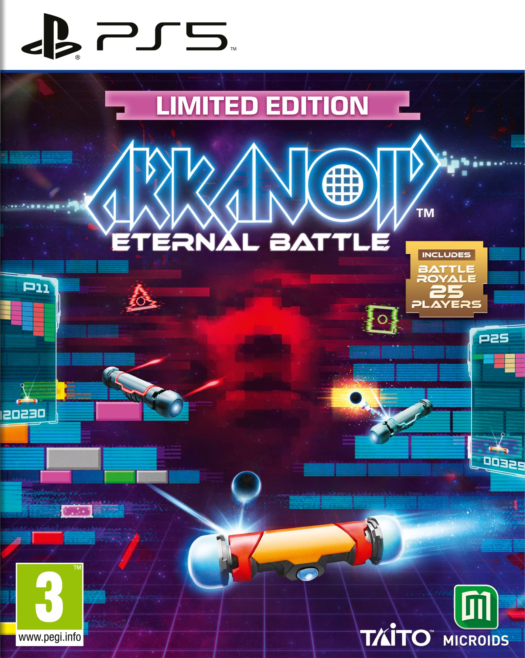 PRODUCT DETAILS 【商品情報】・商品名：Maximum Games Arkanoid Eternal Battle - Limited Edition (PS5)・対応機種：PlayStation 5（PS5）・仕様：北米版・言語：英語【コンディション】・海外直輸入品です。・パッケージに輸送によるスレ・小傷がある場合があります。 ■ 北米版ゲームについてのご注意（必ずお読みください） 【北米版 ゲームについてのご注意】こちらの商品は、北米版（海外仕様）のゲームソフトです。・PS5のゲームディスクはリージョンフリーのため、日本国内のPS5本体でもプレイいただけます。・ディスク版のため、ディスクドライブ非搭載のPS5 Digital Editionではご利用いただけません。・ゲーム内の表示および音声は英語です。日本語には対応しておりません。・追加コンテンツ（DLC）やオンライン機能のご利用には、北米（海外）アカウントが必要となる場合があります。・一部のタイトルでは、お手持ちの本体・環境により正常に動作しない場合があります。・海外版であることを理由とした返品・交換はお受けできません。 ■ ご注意 ・掲載画像は実物に近い色味になるよう調整しておりますが、ご利用の環境により差異が生じる場合があります。・複数店舗で在庫を共有しているため、ご注文後に在庫切れとなる場合がございます。・海外倉庫からのお取り寄せのため、発送までに数日〜2〜3週間程度かかる場合があります。 ■ 納期についてお届けの目安を必ずご確認ください。 ご注意 海外からの輸入品となります。海外輸送のため、外箱に軽微なスレ等がある場合がございますが、商品本体には影響ございません。 ※在庫状況は仕入先の在庫情報をもとに出来る限り正確に表示しておりますが、取寄せ商品のため、タイミングによりご注文後に欠品・キャンセルとなる場合がございます。