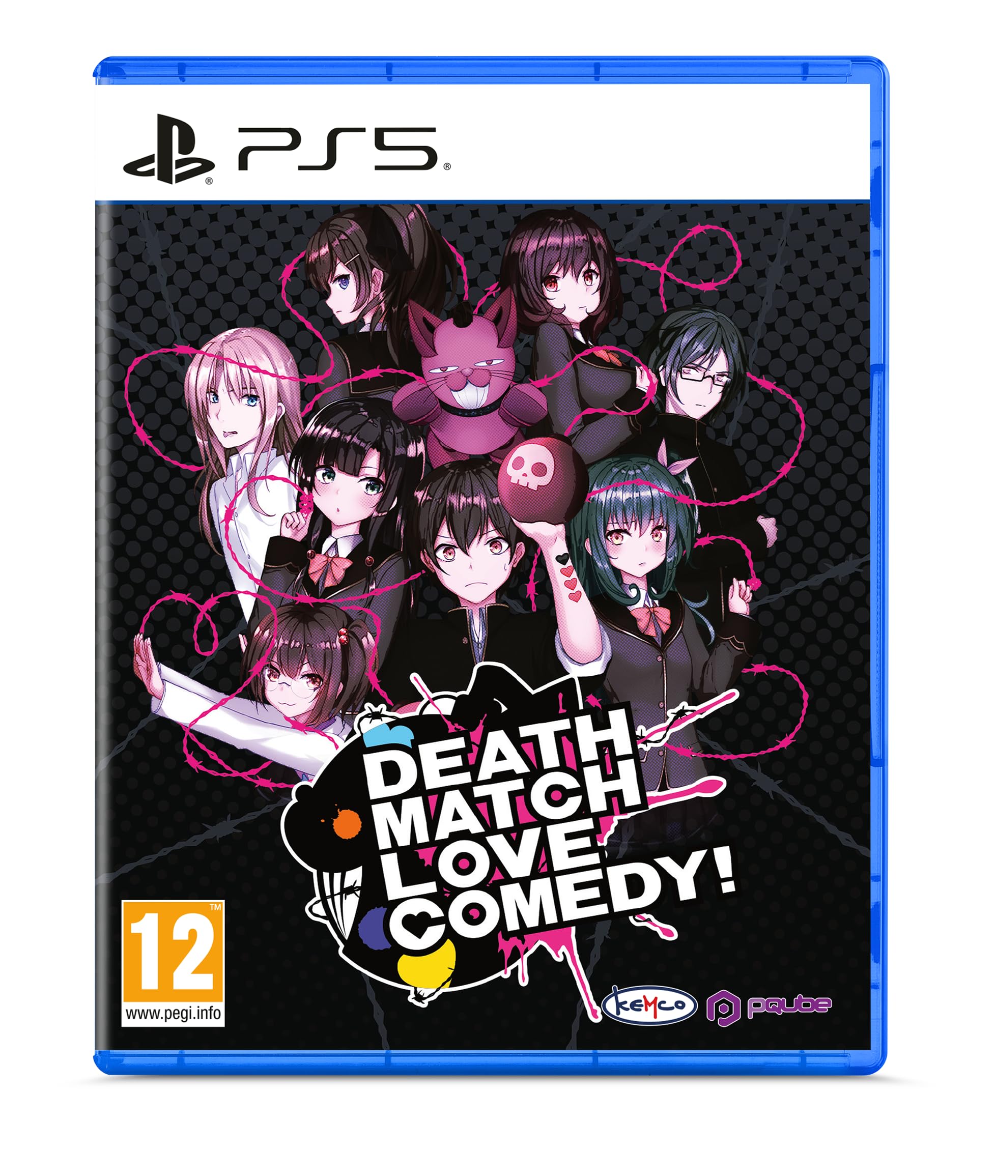 PRODUCT DETAILS 【商品情報】・商品名：Death Match Love Comedy! (PlayStation 5)・対応機種：PlayStation 5（PS5）・仕様：北米版・言語：英語【コンディション】・海外直輸入品です。・パッケージに輸送によるスレ・小傷がある場合があります。 ■ 北米版ゲームについてのご注意（必ずお読みください） 【北米版 ゲームについてのご注意】こちらの商品は、北米版（海外仕様）のゲームソフトです。・PS5のゲームディスクはリージョンフリーのため、日本国内のPS5本体でもプレイいただけます。・ディスク版のため、ディスクドライブ非搭載のPS5 Digital Editionではご利用いただけません。・ゲーム内の表示および音声は英語です。日本語には対応しておりません。・追加コンテンツ（DLC）やオンライン機能のご利用には、北米（海外）アカウントが必要となる場合があります。・一部のタイトルでは、お手持ちの本体・環境により正常に動作しない場合があります。・海外版であることを理由とした返品・交換はお受けできません。 ■ ご注意 ・掲載画像は実物に近い色味になるよう調整しておりますが、ご利用の環境により差異が生じる場合があります。・複数店舗で在庫を共有しているため、ご注文後に在庫切れとなる場合がございます。・海外倉庫からのお取り寄せのため、発送までに数日〜2〜3週間程度かかる場合があります。 ■ 納期についてお届けの目安を必ずご確認ください。 ご注意 海外からの輸入品となります。海外輸送のため、外箱に軽微なスレ等がある場合がございますが、商品本体には影響ございません。 ※在庫状況は仕入先の在庫情報をもとに出来る限り正確に表示しておりますが、取寄せ商品のため、タイミングによりご注文後に欠品・キャンセルとなる場合がございます。
