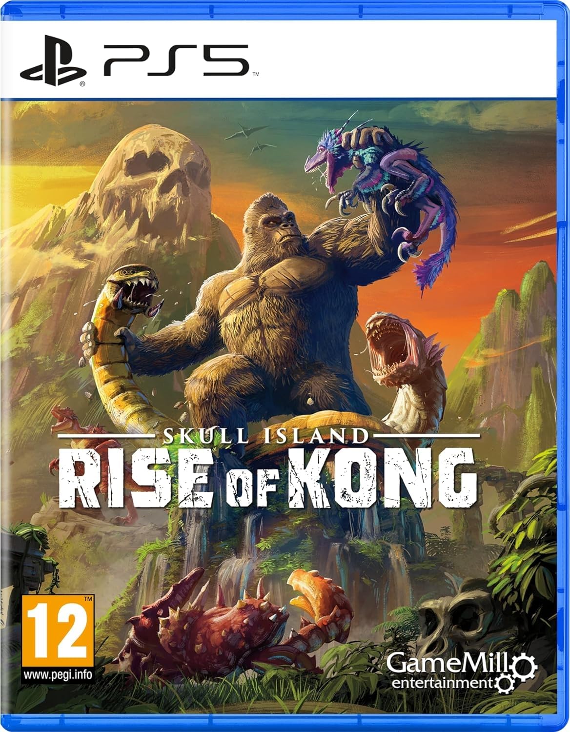 PRODUCT DETAILS 【商品情報】・商品名：Skull Island: Rise of Kong・対応機種：PlayStation 5（PS5）・仕様：北米版・言語：英語【コンディション】・海外直輸入品です。・パッケージに輸送によるスレ・小傷がある場合があります。 ■ 北米版ゲームについてのご注意（必ずお読みください） 【北米版 ゲームについてのご注意】こちらの商品は、北米版（海外仕様）のゲームソフトです。・PS5のゲームディスクはリージョンフリーのため、日本国内のPS5本体でもプレイいただけます。・ディスク版のため、ディスクドライブ非搭載のPS5 Digital Editionではご利用いただけません。・ゲーム内の表示および音声は英語です。日本語には対応しておりません。・追加コンテンツ（DLC）やオンライン機能のご利用には、北米（海外）アカウントが必要となる場合があります。・一部のタイトルでは、お手持ちの本体・環境により正常に動作しない場合があります。・海外版であることを理由とした返品・交換はお受けできません。 ■ ご注意 ・掲載画像は実物に近い色味になるよう調整しておりますが、ご利用の環境により差異が生じる場合があります。・複数店舗で在庫を共有しているため、ご注文後に在庫切れとなる場合がございます。・海外倉庫からのお取り寄せのため、発送までに数日〜2〜3週間程度かかる場合があります。 ■ 納期についてお届けの目安を必ずご確認ください。 ご注意 海外からの輸入品となります。海外輸送のため、外箱に軽微なスレ等がある場合がございますが、商品本体には影響ございません。 ※在庫状況は仕入先の在庫情報をもとに出来る限り正確に表示しておりますが、取寄せ商品のため、タイミングによりご注文後に欠品・キャンセルとなる場合がございます。