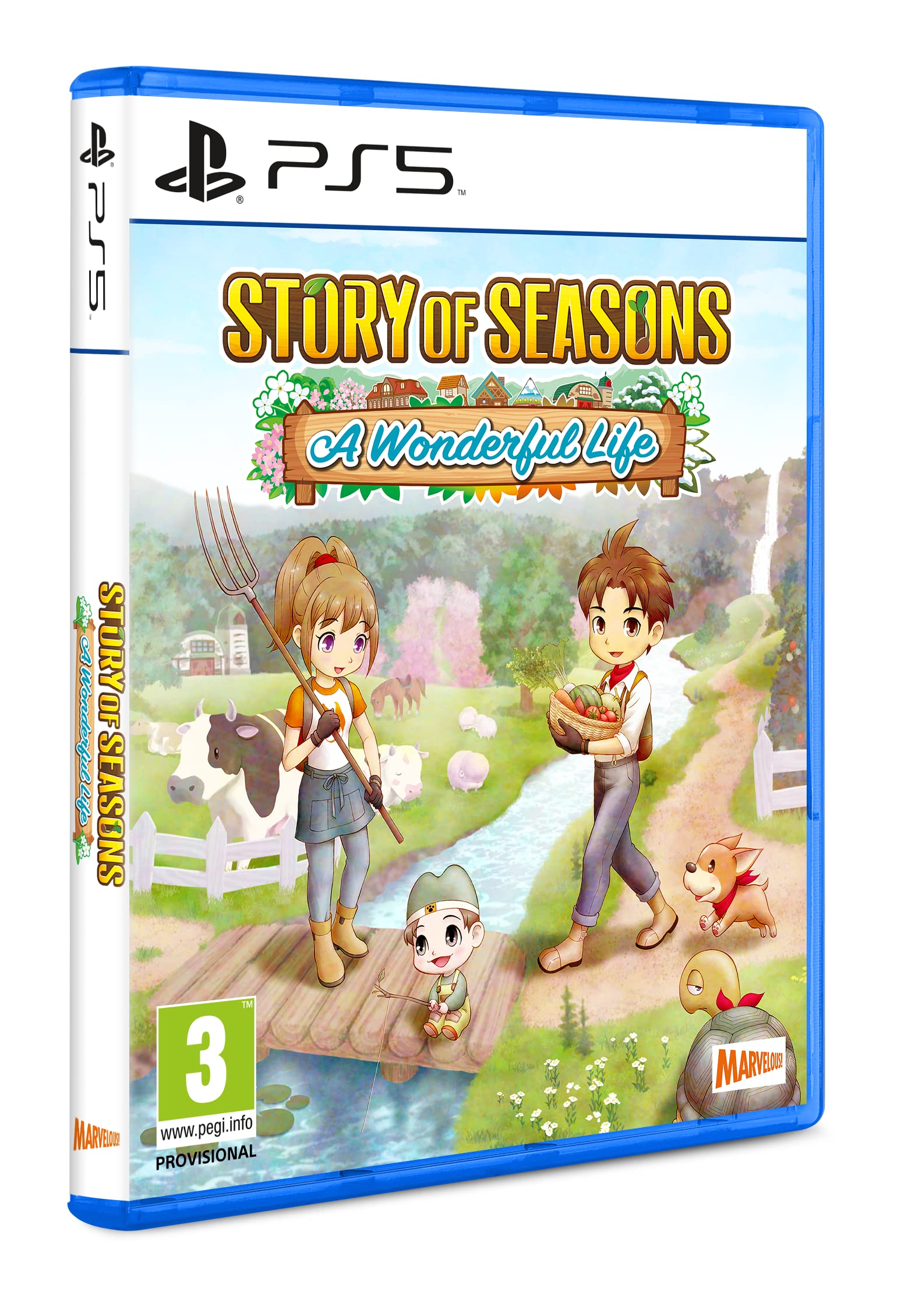 PRODUCT DETAILS 【商品情報】・商品名：Story of Seasons: A Wonderful Life・対応機種：PlayStation 5（PS5）・仕様：北米版・言語：英語【コンディション】・海外直輸入品です。・パッケージに輸送によるスレ・小傷がある場合があります。 ■ 北米版ゲームについてのご注意（必ずお読みください） 【北米版 ゲームについてのご注意】こちらの商品は、北米版（海外仕様）のゲームソフトです。・PS5のゲームディスクはリージョンフリーのため、日本国内のPS5本体でもプレイいただけます。・ディスク版のため、ディスクドライブ非搭載のPS5 Digital Editionではご利用いただけません。・ゲーム内の表示および音声は英語です。日本語には対応しておりません。・追加コンテンツ（DLC）やオンライン機能のご利用には、北米（海外）アカウントが必要となる場合があります。・一部のタイトルでは、お手持ちの本体・環境により正常に動作しない場合があります。・海外版であることを理由とした返品・交換はお受けできません。 ■ ご注意 ・掲載画像は実物に近い色味になるよう調整しておりますが、ご利用の環境により差異が生じる場合があります。・複数店舗で在庫を共有しているため、ご注文後に在庫切れとなる場合がございます。・海外倉庫からのお取り寄せのため、発送までに数日〜2〜3週間程度かかる場合があります。 ■ 納期についてお届けの目安を必ずご確認ください。 ご注意 海外からの輸入品となります。海外輸送のため、外箱に軽微なスレ等がある場合がございますが、商品本体には影響ございません。 ※在庫状況は仕入先の在庫情報をもとに出来る限り正確に表示しておりますが、取寄せ商品のため、タイミングによりご注文後に欠品・キャンセルとなる場合がございます。