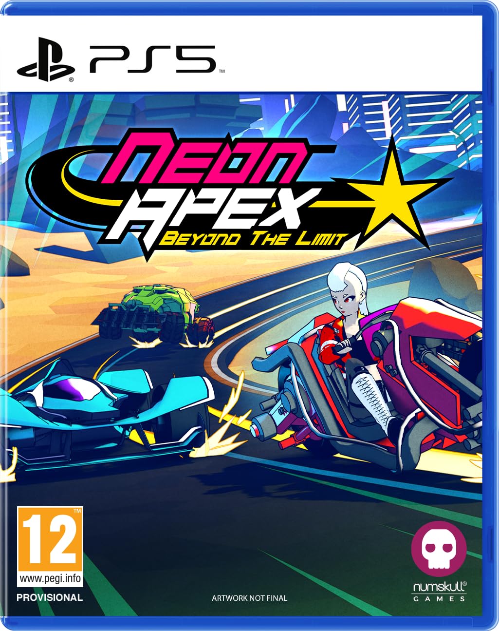 PRODUCT DETAILS 【商品情報】・商品名：Neon Apex Beyond The Limit・対応機種：PlayStation 5（PS5）・仕様：北米版・言語：英語【コンディション】・海外直輸入品です。・パッケージに輸送によるスレ・小傷がある場合があります。 ■ 北米版ゲームについてのご注意（必ずお読みください） 【北米版 ゲームについてのご注意】こちらの商品は、北米版（海外仕様）のゲームソフトです。・PS5のゲームディスクはリージョンフリーのため、日本国内のPS5本体でもプレイいただけます。・ディスク版のため、ディスクドライブ非搭載のPS5 Digital Editionではご利用いただけません。・ゲーム内の表示および音声は英語です。日本語には対応しておりません。・追加コンテンツ（DLC）やオンライン機能のご利用には、北米（海外）アカウントが必要となる場合があります。・一部のタイトルでは、お手持ちの本体・環境により正常に動作しない場合があります。・海外版であることを理由とした返品・交換はお受けできません。 ■ ご注意 ・掲載画像は実物に近い色味になるよう調整しておりますが、ご利用の環境により差異が生じる場合があります。・複数店舗で在庫を共有しているため、ご注文後に在庫切れとなる場合がございます。・海外倉庫からのお取り寄せのため、発送までに数日〜2〜3週間程度かかる場合があります。 ■ 納期についてお届けの目安を必ずご確認ください。 ご注意 海外からの輸入品となります。海外輸送のため、外箱に軽微なスレ等がある場合がございますが、商品本体には影響ございません。 ※在庫状況は仕入先の在庫情報をもとに出来る限り正確に表示しておりますが、取寄せ商品のため、タイミングによりご注文後に欠品・キャンセルとなる場合がございます。