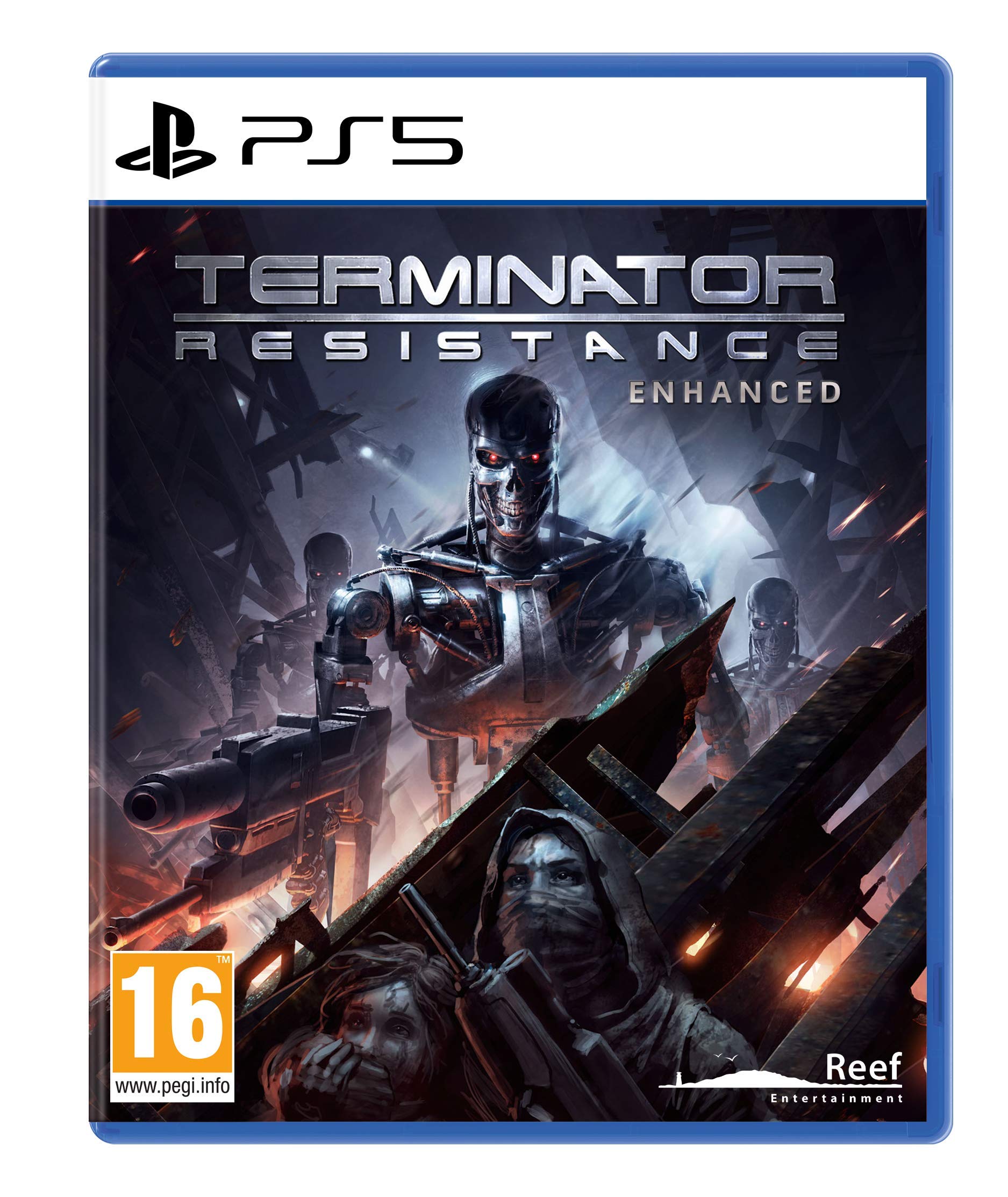 PRODUCT DETAILS 【商品情報】・商品名：Terminator Resistance Enhanced - For PlayStation 5・対応機種：PlayStation 5（PS5）・仕様：北米版・言語：英語【コンディション】・海外直輸入品です。・パッケージに輸送によるスレ・小傷がある場合があります。 ■ 北米版ゲームについてのご注意（必ずお読みください） 【北米版 ゲームについてのご注意】こちらの商品は、北米版（海外仕様）のゲームソフトです。・PS5のゲームディスクはリージョンフリーのため、日本国内のPS5本体でもプレイいただけます。・ディスク版のため、ディスクドライブ非搭載のPS5 Digital Editionではご利用いただけません。・ゲーム内の表示および音声は英語です。日本語には対応しておりません。・追加コンテンツ（DLC）やオンライン機能のご利用には、北米（海外）アカウントが必要となる場合があります。・一部のタイトルでは、お手持ちの本体・環境により正常に動作しない場合があります。・海外版であることを理由とした返品・交換はお受けできません。 ■ ご注意 ・掲載画像は実物に近い色味になるよう調整しておりますが、ご利用の環境により差異が生じる場合があります。・複数店舗で在庫を共有しているため、ご注文後に在庫切れとなる場合がございます。・海外倉庫からのお取り寄せのため、発送までに数日〜2〜3週間程度かかる場合があります。 ■ 納期についてお届けの目安を必ずご確認ください。 ご注意 海外からの輸入品となります。海外輸送のため、外箱に軽微なスレ等がある場合がございますが、商品本体には影響ございません。 ※在庫状況は仕入先の在庫情報をもとに出来る限り正確に表示しておりますが、取寄せ商品のため、タイミングによりご注文後に欠品・キャンセルとなる場合がございます。