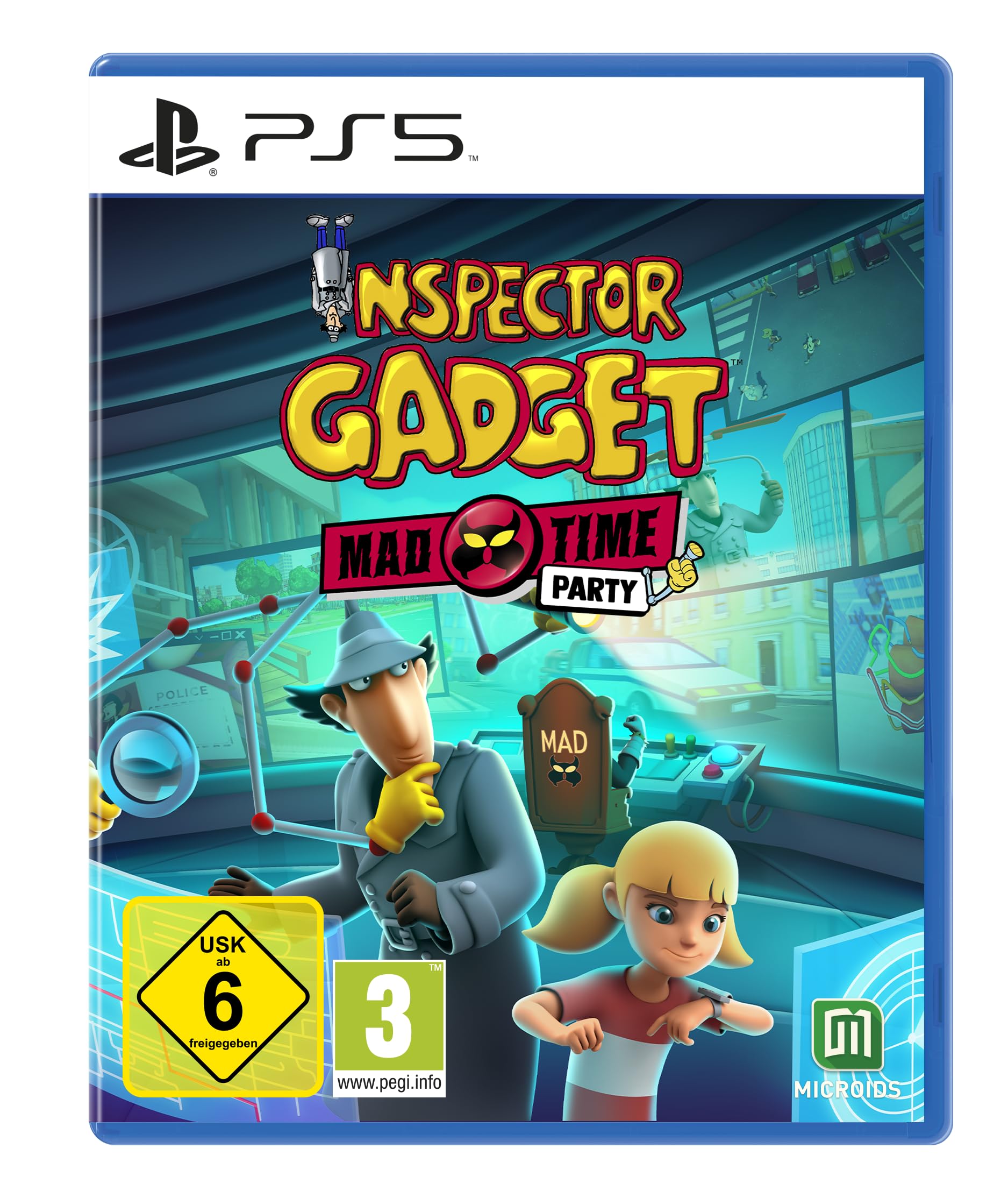 PRODUCT DETAILS 【商品情報】・商品名：Astragon Inspector Gadget - Mad Time Party [PS5]・対応機種：PlayStation 5（PS5）・仕様：北米版・言語：英語【コンディション】・海外直輸入品です。・パッケージに輸送によるスレ・小傷がある場合があります。 ■ 北米版ゲームについてのご注意（必ずお読みください） 【北米版 ゲームについてのご注意】こちらの商品は、北米版（海外仕様）のゲームソフトです。・PS5のゲームディスクはリージョンフリーのため、日本国内のPS5本体でもプレイいただけます。・ディスク版のため、ディスクドライブ非搭載のPS5 Digital Editionではご利用いただけません。・ゲーム内の表示および音声は英語です。日本語には対応しておりません。・追加コンテンツ（DLC）やオンライン機能のご利用には、北米（海外）アカウントが必要となる場合があります。・一部のタイトルでは、お手持ちの本体・環境により正常に動作しない場合があります。・海外版であることを理由とした返品・交換はお受けできません。 ■ ご注意 ・掲載画像は実物に近い色味になるよう調整しておりますが、ご利用の環境により差異が生じる場合があります。・複数店舗で在庫を共有しているため、ご注文後に在庫切れとなる場合がございます。・海外倉庫からのお取り寄せのため、発送までに数日〜2〜3週間程度かかる場合があります。 ■ 納期についてお届けの目安を必ずご確認ください。 ご注意 海外からの輸入品となります。海外輸送のため、外箱に軽微なスレ等がある場合がございますが、商品本体には影響ございません。 ※在庫状況は仕入先の在庫情報をもとに出来る限り正確に表示しておりますが、取寄せ商品のため、タイミングによりご注文後に欠品・キャンセルとなる場合がございます。