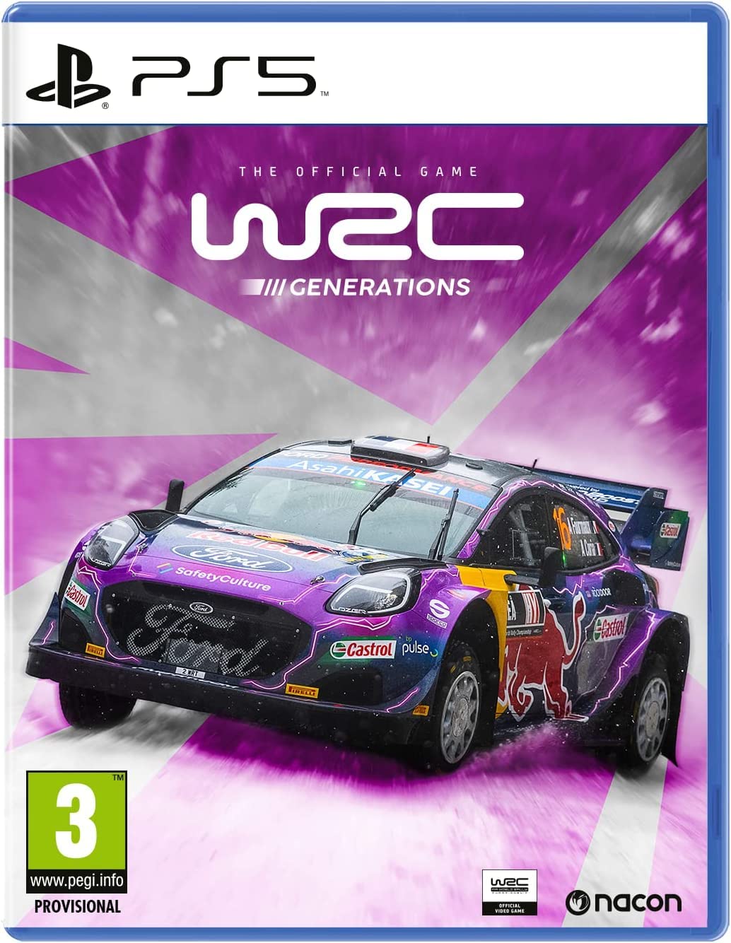 PRODUCT DETAILS 【商品情報】・商品名：WRC Generations (PS5)・対応機種：PlayStation 5（PS5）・仕様：北米版・言語：英語【コンディション】・海外直輸入品です。・パッケージに輸送によるスレ・小傷がある場合があります。 ■ 北米版ゲームについてのご注意（必ずお読みください） 【北米版 ゲームについてのご注意】こちらの商品は、北米版（海外仕様）のゲームソフトです。・PS5のゲームディスクはリージョンフリーのため、日本国内のPS5本体でもプレイいただけます。・ディスク版のため、ディスクドライブ非搭載のPS5 Digital Editionではご利用いただけません。・ゲーム内の表示および音声は英語です。日本語には対応しておりません。・追加コンテンツ（DLC）やオンライン機能のご利用には、北米（海外）アカウントが必要となる場合があります。・一部のタイトルでは、お手持ちの本体・環境により正常に動作しない場合があります。・海外版であることを理由とした返品・交換はお受けできません。 ■ ご注意 ・掲載画像は実物に近い色味になるよう調整しておりますが、ご利用の環境により差異が生じる場合があります。・複数店舗で在庫を共有しているため、ご注文後に在庫切れとなる場合がございます。・海外倉庫からのお取り寄せのため、発送までに数日〜2〜3週間程度かかる場合があります。 ■ 納期についてお届けの目安を必ずご確認ください。 ご注意 海外からの輸入品となります。海外輸送のため、外箱に軽微なスレ等がある場合がございますが、商品本体には影響ございません。 ※在庫状況は仕入先の在庫情報をもとに出来る限り正確に表示しておりますが、取寄せ商品のため、タイミングによりご注文後に欠品・キャンセルとなる場合がございます。