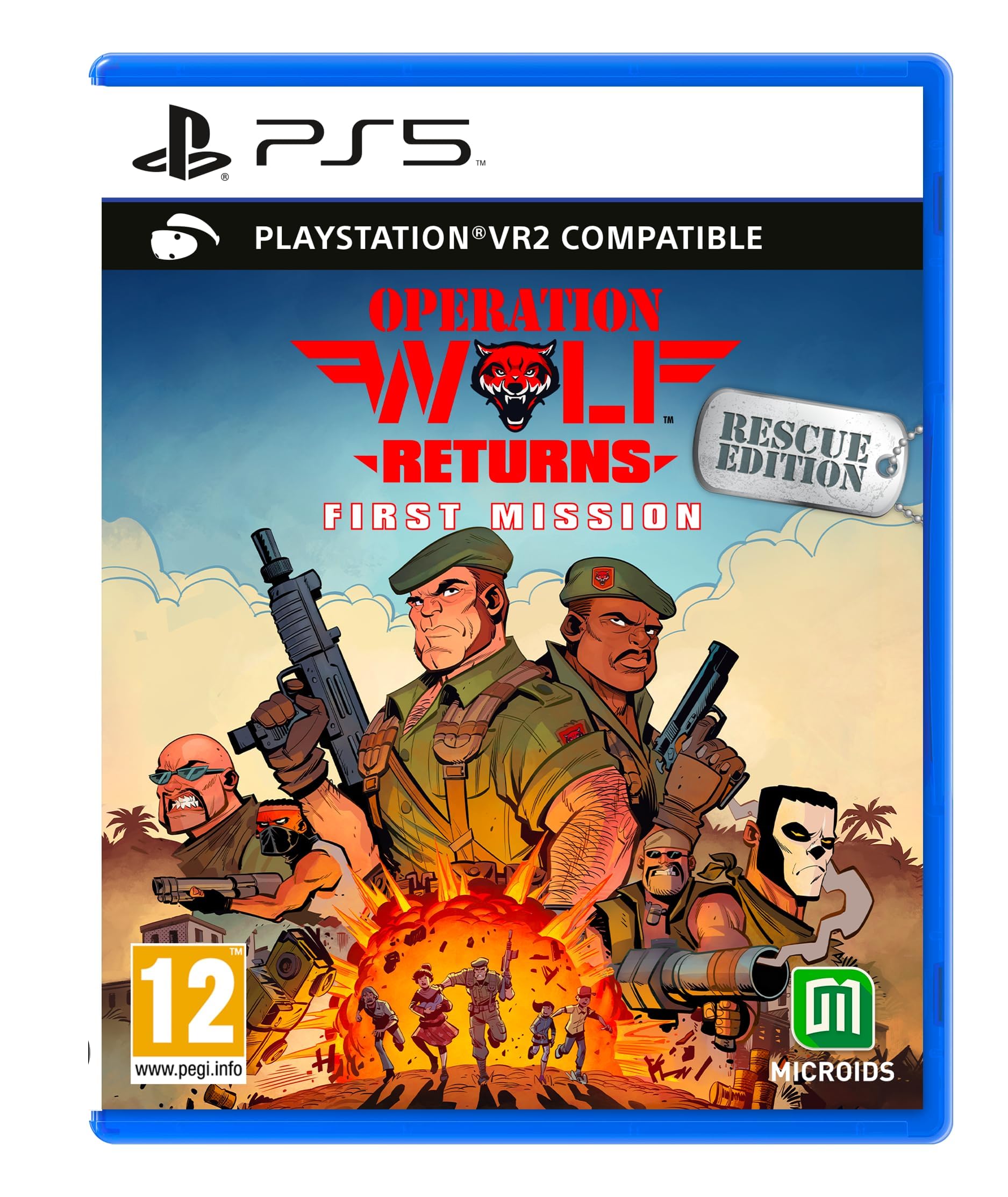 PRODUCT DETAILS 【商品情報】・商品名：MDM MERIDIEM GAMES Operation Wolf Returns: First Mission - Rescue Edition (PS5)・対応機種：PlayStation 5（PS5）・仕様：北米版・言語：英語【コンディション】・海外直輸入品です。・パッケージに輸送によるスレ・小傷がある場合があります。 ■ 北米版ゲームについてのご注意（必ずお読みください） 【北米版 ゲームについてのご注意】こちらの商品は、北米版（海外仕様）のゲームソフトです。・PS5のゲームディスクはリージョンフリーのため、日本国内のPS5本体でもプレイいただけます。・ディスク版のため、ディスクドライブ非搭載のPS5 Digital Editionではご利用いただけません。・ゲーム内の表示および音声は英語です。日本語には対応しておりません。・追加コンテンツ（DLC）やオンライン機能のご利用には、北米（海外）アカウントが必要となる場合があります。・一部のタイトルでは、お手持ちの本体・環境により正常に動作しない場合があります。・海外版であることを理由とした返品・交換はお受けできません。 ■ ご注意 ・掲載画像は実物に近い色味になるよう調整しておりますが、ご利用の環境により差異が生じる場合があります。・複数店舗で在庫を共有しているため、ご注文後に在庫切れとなる場合がございます。・海外倉庫からのお取り寄せのため、発送までに数日〜2〜3週間程度かかる場合があります。 ■ 納期についてお届けの目安を必ずご確認ください。 ご注意 海外からの輸入品となります。海外輸送のため、外箱に軽微なスレ等がある場合がございますが、商品本体には影響ございません。 ※在庫状況は仕入先の在庫情報をもとに出来る限り正確に表示しておりますが、取寄せ商品のため、タイミングによりご注文後に欠品・キャンセルとなる場合がございます。
