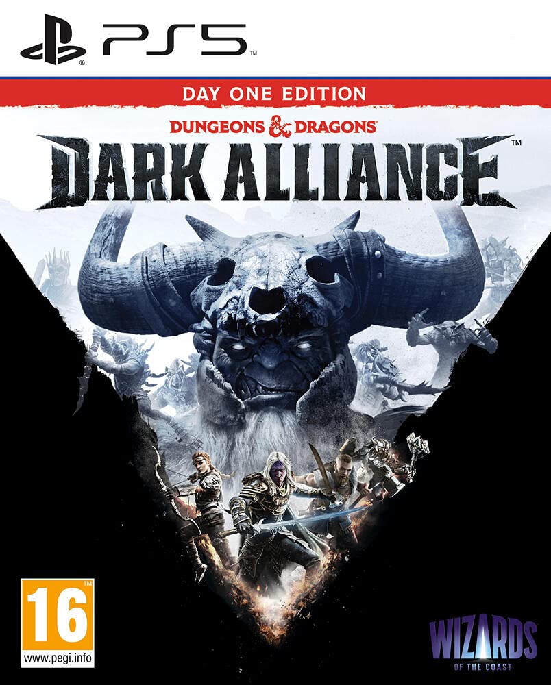 PRODUCT DETAILS 【商品情報】・商品名：Dark Alliance Dungeons & Dragons Day ONE Edition - PS5・対応機種：PlayStation 5（PS5）・仕様：北米版・言語：英語【コンディション】・海外直輸入品です。・パッケージに輸送によるスレ・小傷がある場合があります。 ■ 北米版ゲームについてのご注意（必ずお読みください） 【北米版 ゲームについてのご注意】こちらの商品は、北米版（海外仕様）のゲームソフトです。・PS5のゲームディスクはリージョンフリーのため、日本国内のPS5本体でもプレイいただけます。・ディスク版のため、ディスクドライブ非搭載のPS5 Digital Editionではご利用いただけません。・ゲーム内の表示および音声は英語です。日本語には対応しておりません。・追加コンテンツ（DLC）やオンライン機能のご利用には、北米（海外）アカウントが必要となる場合があります。・一部のタイトルでは、お手持ちの本体・環境により正常に動作しない場合があります。・海外版であることを理由とした返品・交換はお受けできません。 ■ ご注意 ・掲載画像は実物に近い色味になるよう調整しておりますが、ご利用の環境により差異が生じる場合があります。・複数店舗で在庫を共有しているため、ご注文後に在庫切れとなる場合がございます。・海外倉庫からのお取り寄せのため、発送までに数日〜2〜3週間程度かかる場合があります。 ■ 納期についてお届けの目安を必ずご確認ください。 ご注意 海外からの輸入品となります。海外輸送のため、外箱に軽微なスレ等がある場合がございますが、商品本体には影響ございません。 ※在庫状況は仕入先の在庫情報をもとに出来る限り正確に表示しておりますが、取寄せ商品のため、タイミングによりご注文後に欠品・キャンセルとなる場合がございます。