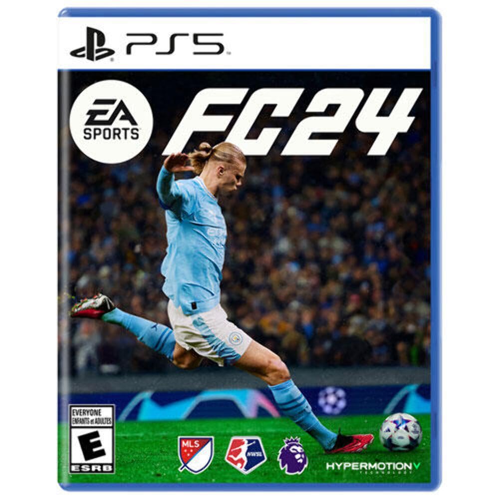 PRODUCT DETAILS 【商品情報】・商品名：EA Sports FC 24・対応機種：PlayStation 5（PS5）・仕様：北米版・言語：英語【コンディション】・海外直輸入品です。・パッケージに輸送によるスレ・小傷がある場合があります。 ■ 北米版ゲームについてのご注意（必ずお読みください） 【北米版 ゲームについてのご注意】こちらの商品は、北米版（海外仕様）のゲームソフトです。・PS5のゲームディスクはリージョンフリーのため、日本国内のPS5本体でもプレイいただけます。・ディスク版のため、ディスクドライブ非搭載のPS5 Digital Editionではご利用いただけません。・ゲーム内の表示および音声は英語です。日本語には対応しておりません。・追加コンテンツ（DLC）やオンライン機能のご利用には、北米（海外）アカウントが必要となる場合があります。・一部のタイトルでは、お手持ちの本体・環境により正常に動作しない場合があります。・海外版であることを理由とした返品・交換はお受けできません。 ■ ご注意 ・掲載画像は実物に近い色味になるよう調整しておりますが、ご利用の環境により差異が生じる場合があります。・複数店舗で在庫を共有しているため、ご注文後に在庫切れとなる場合がございます。・海外倉庫からのお取り寄せのため、発送までに数日〜2〜3週間程度かかる場合があります。 ■ 納期についてお届けの目安を必ずご確認ください。 ご注意 海外からの輸入品となります。海外輸送のため、外箱に軽微なスレ等がある場合がございますが、商品本体には影響ございません。 ※在庫状況は仕入先の在庫情報をもとに出来る限り正確に表示しておりますが、取寄せ商品のため、タイミングによりご注文後に欠品・キャンセルとなる場合がございます。