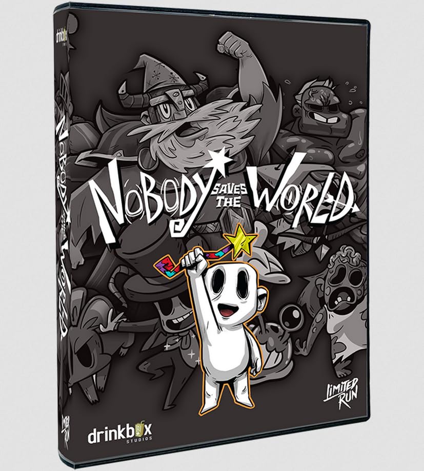 PRODUCT DETAILS 【商品情報】・商品名：Nobody Saves The World (Deluxe Edition) - For PlayStation 5・対応機種：PlayStation 5（PS5）・仕様：北米版・言語：英語【コンディション】・海外直輸入品です。・パッケージに輸送によるスレ・小傷がある場合があります。 ■ 北米版ゲームについてのご注意（必ずお読みください） 【北米版 ゲームについてのご注意】こちらの商品は、北米版（海外仕様）のゲームソフトです。・PS5のゲームディスクはリージョンフリーのため、日本国内のPS5本体でもプレイいただけます。・ディスク版のため、ディスクドライブ非搭載のPS5 Digital Editionではご利用いただけません。・ゲーム内の表示および音声は英語です。日本語には対応しておりません。・追加コンテンツ（DLC）やオンライン機能のご利用には、北米（海外）アカウントが必要となる場合があります。・一部のタイトルでは、お手持ちの本体・環境により正常に動作しない場合があります。・海外版であることを理由とした返品・交換はお受けできません。 ■ ご注意 ・掲載画像は実物に近い色味になるよう調整しておりますが、ご利用の環境により差異が生じる場合があります。・複数店舗で在庫を共有しているため、ご注文後に在庫切れとなる場合がございます。・海外倉庫からのお取り寄せのため、発送までに数日〜2〜3週間程度かかる場合があります。 ■ 納期についてお届けの目安を必ずご確認ください。 ご注意 海外からの輸入品となります。海外輸送のため、外箱に軽微なスレ等がある場合がございますが、商品本体には影響ございません。 ※在庫状況は仕入先の在庫情報をもとに出来る限り正確に表示しておりますが、取寄せ商品のため、タイミングによりご注文後に欠品・キャンセルとなる場合がございます。