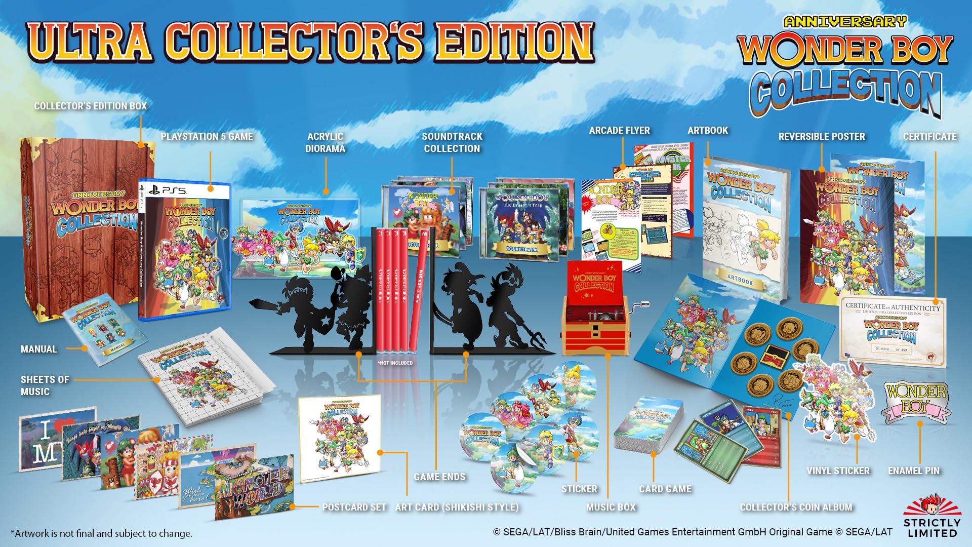 Wonder Boy: Anniversary Collection (Ultra Collector's Edition) - For PlayStation 5 北米版 PS5 プレイステーション5 海外版ソフト