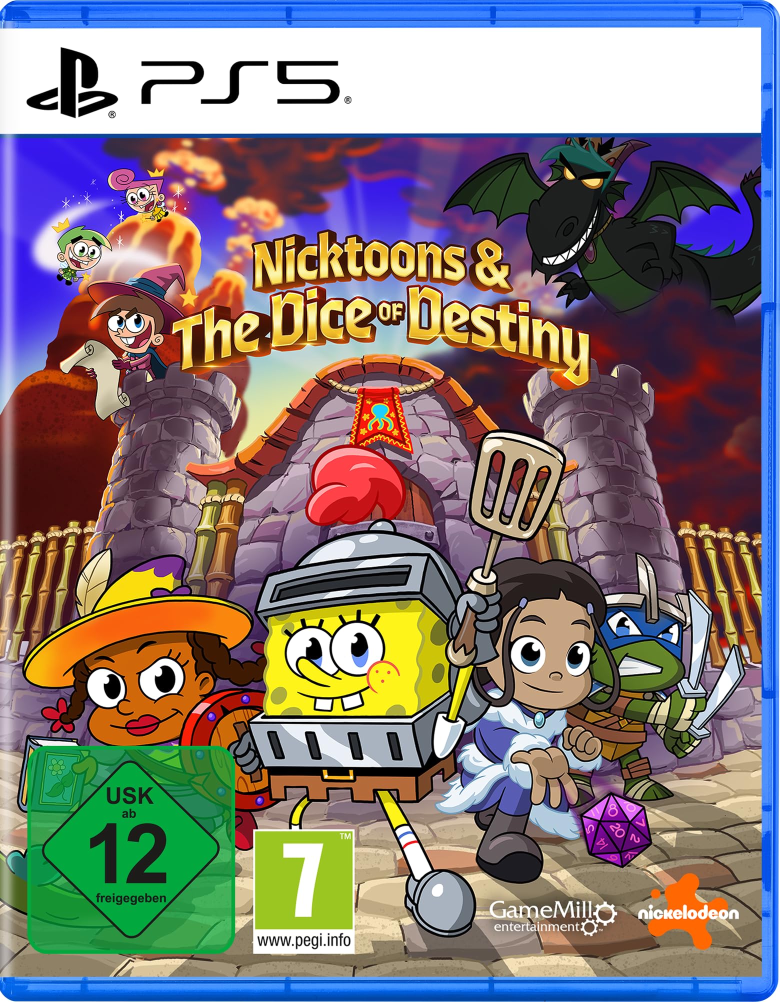 Nicktoons & The Dice of Destiny (PlayStation 5) 北米版 PS5 プレイステーション5 海外版ソフト