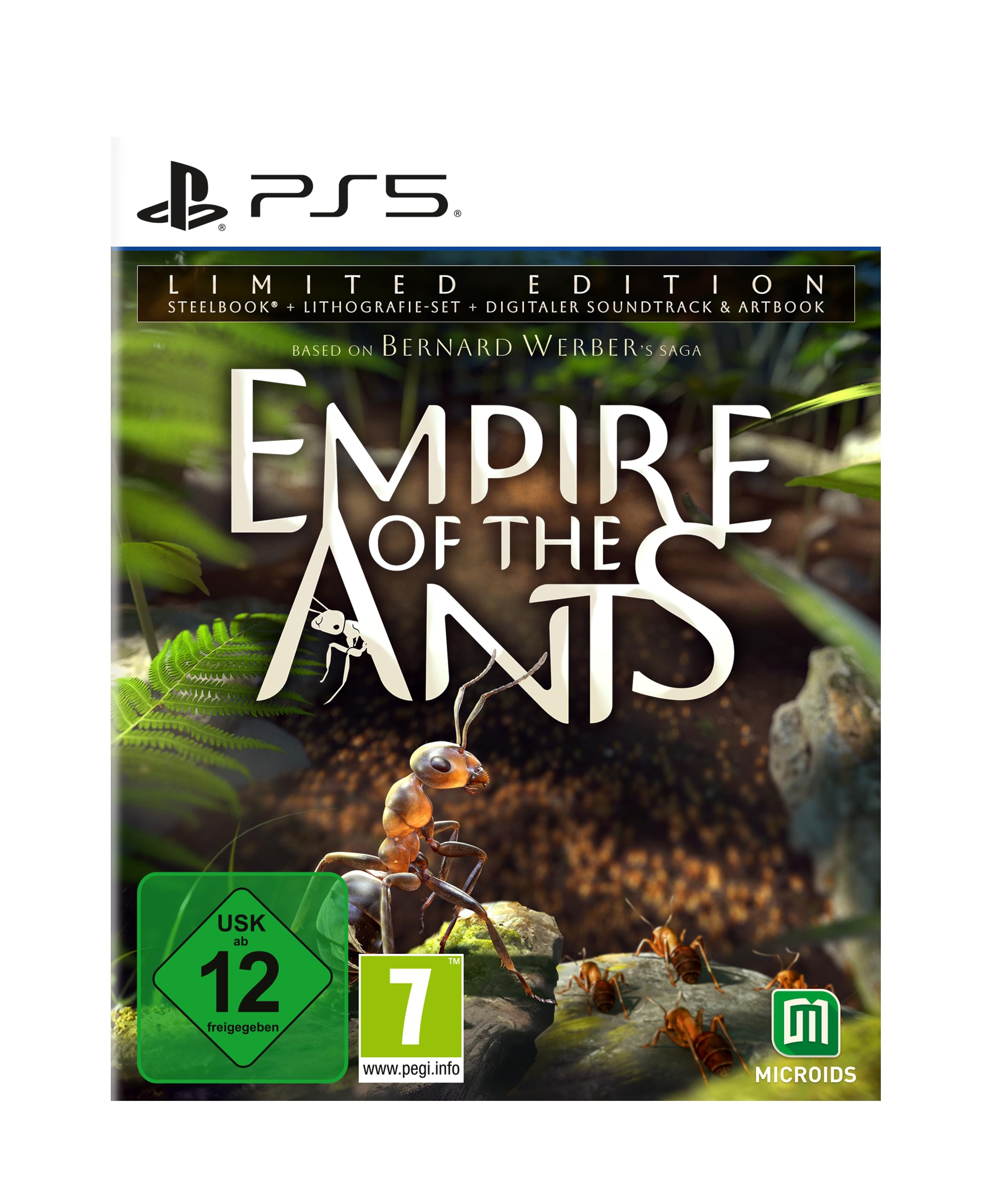 PRODUCT DETAILS 【商品情報】・商品名：Astragon Empire of the Ants - Limited Edition [PS5]・対応機種：PlayStation 5（PS5）・仕様：北米版・言語：英語【コンディション】・海外直輸入品です。・パッケージに輸送によるスレ・小傷がある場合があります。 ■ 北米版ゲームについてのご注意（必ずお読みください） 【北米版 ゲームについてのご注意】こちらの商品は、北米版（海外仕様）のゲームソフトです。・PS5のゲームディスクはリージョンフリーのため、日本国内のPS5本体でもプレイいただけます。・ディスク版のため、ディスクドライブ非搭載のPS5 Digital Editionではご利用いただけません。・ゲーム内の表示および音声は英語です。日本語には対応しておりません。・追加コンテンツ（DLC）やオンライン機能のご利用には、北米（海外）アカウントが必要となる場合があります。・一部のタイトルでは、お手持ちの本体・環境により正常に動作しない場合があります。・海外版であることを理由とした返品・交換はお受けできません。 ■ ご注意 ・掲載画像は実物に近い色味になるよう調整しておりますが、ご利用の環境により差異が生じる場合があります。・複数店舗で在庫を共有しているため、ご注文後に在庫切れとなる場合がございます。・海外倉庫からのお取り寄せのため、発送までに数日〜2〜3週間程度かかる場合があります。 ■ 納期についてお届けの目安を必ずご確認ください。 ご注意 海外からの輸入品となります。海外輸送のため、外箱に軽微なスレ等がある場合がございますが、商品本体には影響ございません。 ※在庫状況は仕入先の在庫情報をもとに出来る限り正確に表示しておりますが、取寄せ商品のため、タイミングによりご注文後に欠品・キャンセルとなる場合がございます。