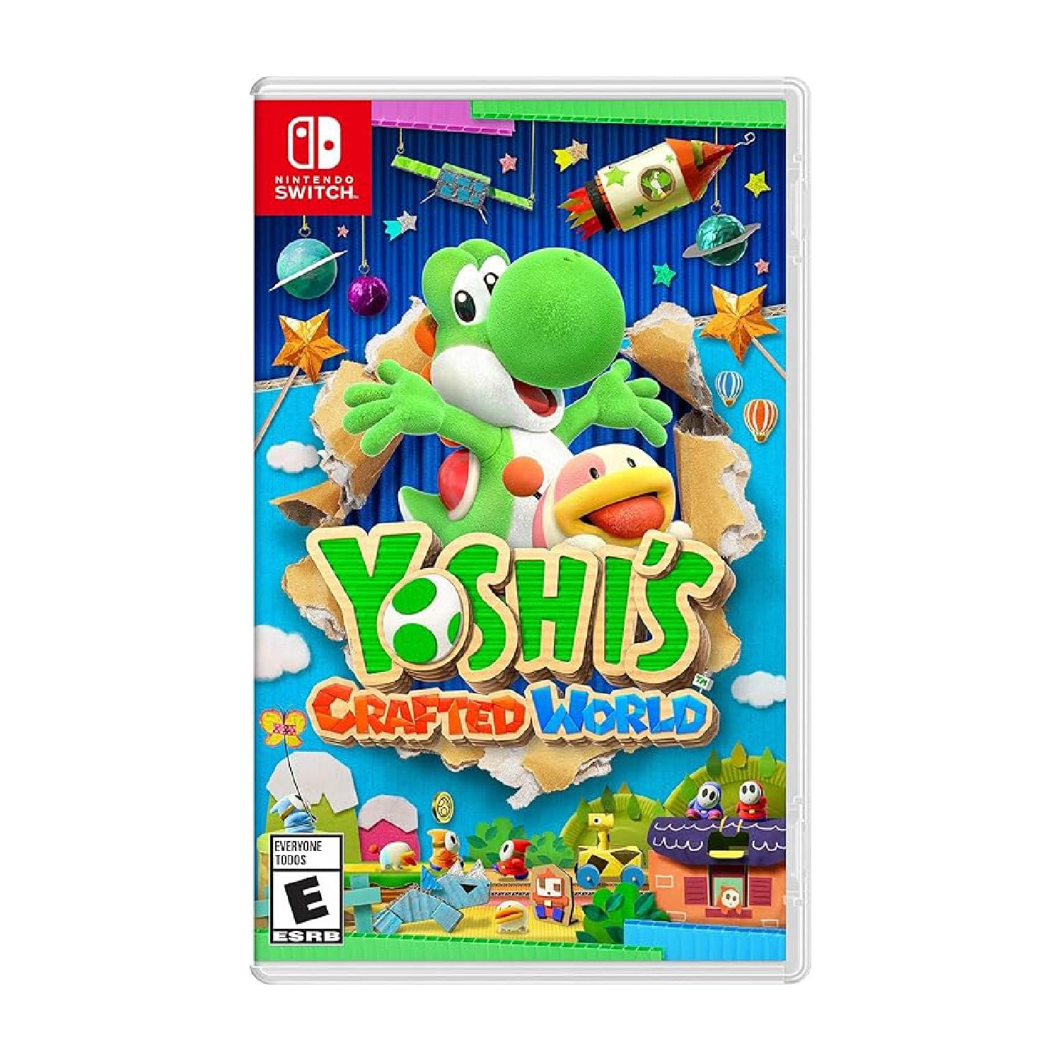 PRODUCT DETAILS 【商品情報】・商品名：Yoshi's Crafted World - Nintendo Switch・対応機種：Nintendo Switch（ニンテンドースイッチ）・仕様：北米版・言語：英語【コンディション】・海外直輸入品です。・パッケージに輸送によるスレ・小傷がある場合があります。 ■ 日本国内のSwitch本体でプレイいただけます Nintendo Switchはリージョンフリーのため、北米版のゲームカードも日本国内で購入された本体でそのままプレイいただけます。 ■ 北米版ゲームについてのご注意（必ずお読みください） ・ゲーム内の表示および音声は英語です。タイトルによっては日本語に対応していない場合があります。・パッケージ・取扱説明書はすべて英語表記です。・追加コンテンツ（DLC）やオンライン機能のご利用には、北米（海外）のニンテンドーアカウントが必要となる場合があります。・日本国内で購入されたダウンロード版・セーブデータとの互換については保証いたしかねます。・海外版であることを理由とした返品・交換はお受けできません。 ■ ご注意 ・掲載画像は実物に近い色味になるよう調整しておりますが、ご利用の環境により差異が生じる場合があります。・複数店舗で在庫を共有しているため、ご注文後に在庫切れとなる場合がございます。・海外倉庫からのお取り寄せのため、発送までに数日〜2〜3週間程度かかる場合があります。 ■ 納期についてお届けの目安を必ずご確認ください。 ご注意 海外からの輸入品となります。海外輸送のため、外箱に軽微なスレ等がある場合がございますが、商品本体には影響ございません。 ※在庫状況は仕入先の在庫情報をもとに出来る限り正確に表示しておりますが、取寄せ商品のため、タイミングによりご注文後に欠品・キャンセルとなる場合がございます。