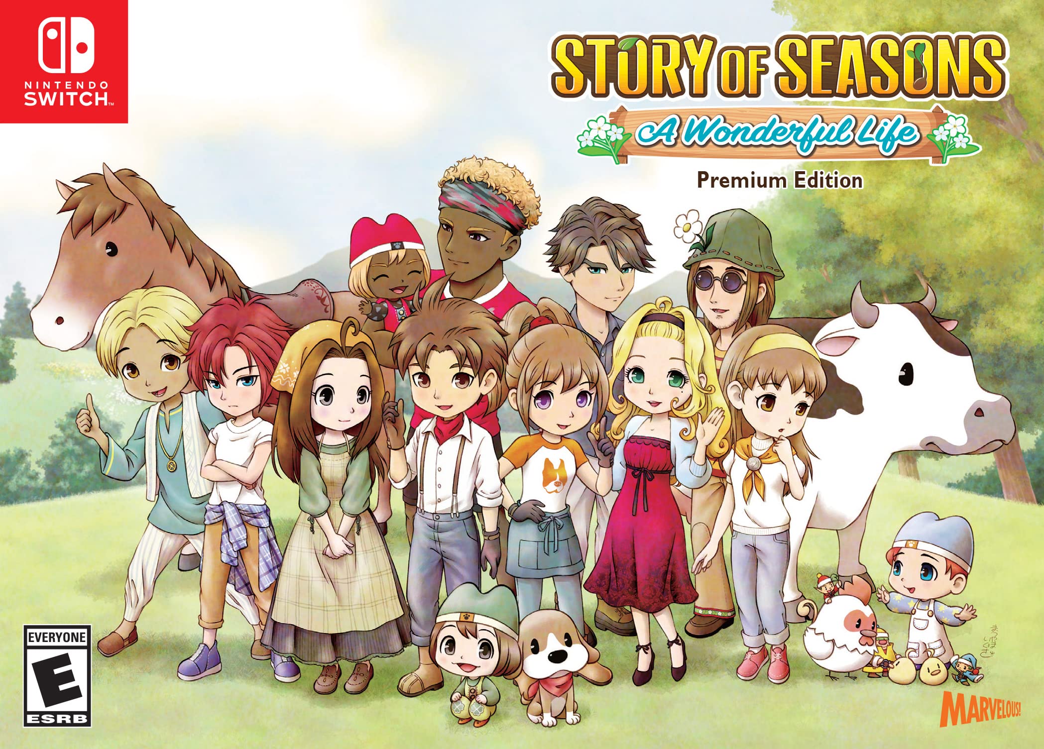 STORY OF SEASONS: A Wonderful Life - Premium Edition - Nintendo Switch 北米版 Nintendo Switch ニンテンドースイッチ 海外版ソフト