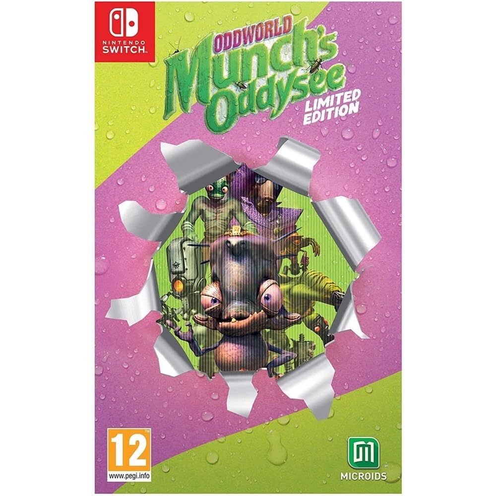 Oddworld: Munch's Oddysee - Limited Edition (Nintendo Switch) 北米版 Nintendo Switch ニンテンドースイッチ 海外版ソフト