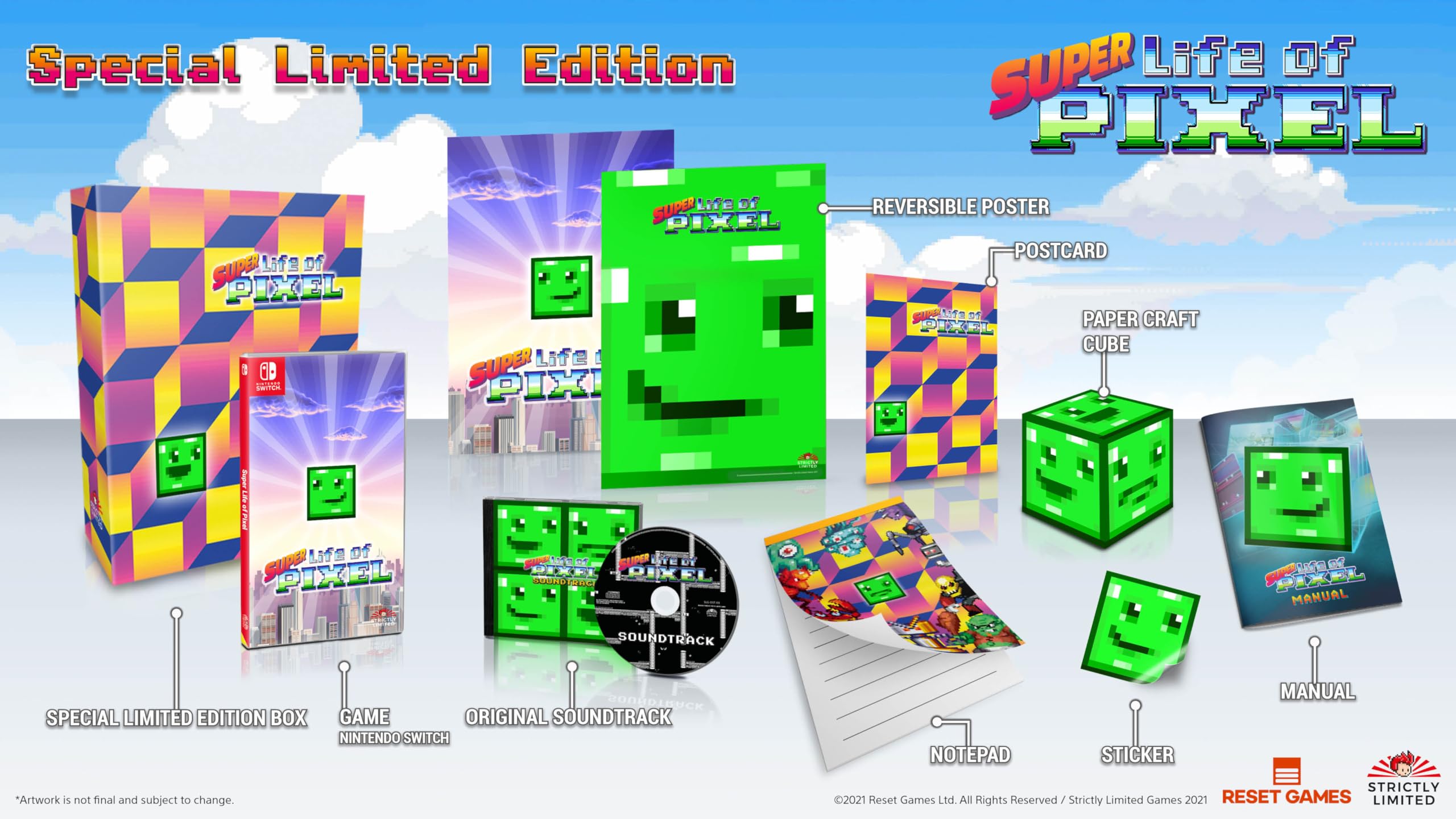 Strictly Limited Games - Super Life of Pixel - Special Limited Edition (Nintendo Switch) 北米版 Nintendo Switch ニンテンドースイッチ 海外版ソフト