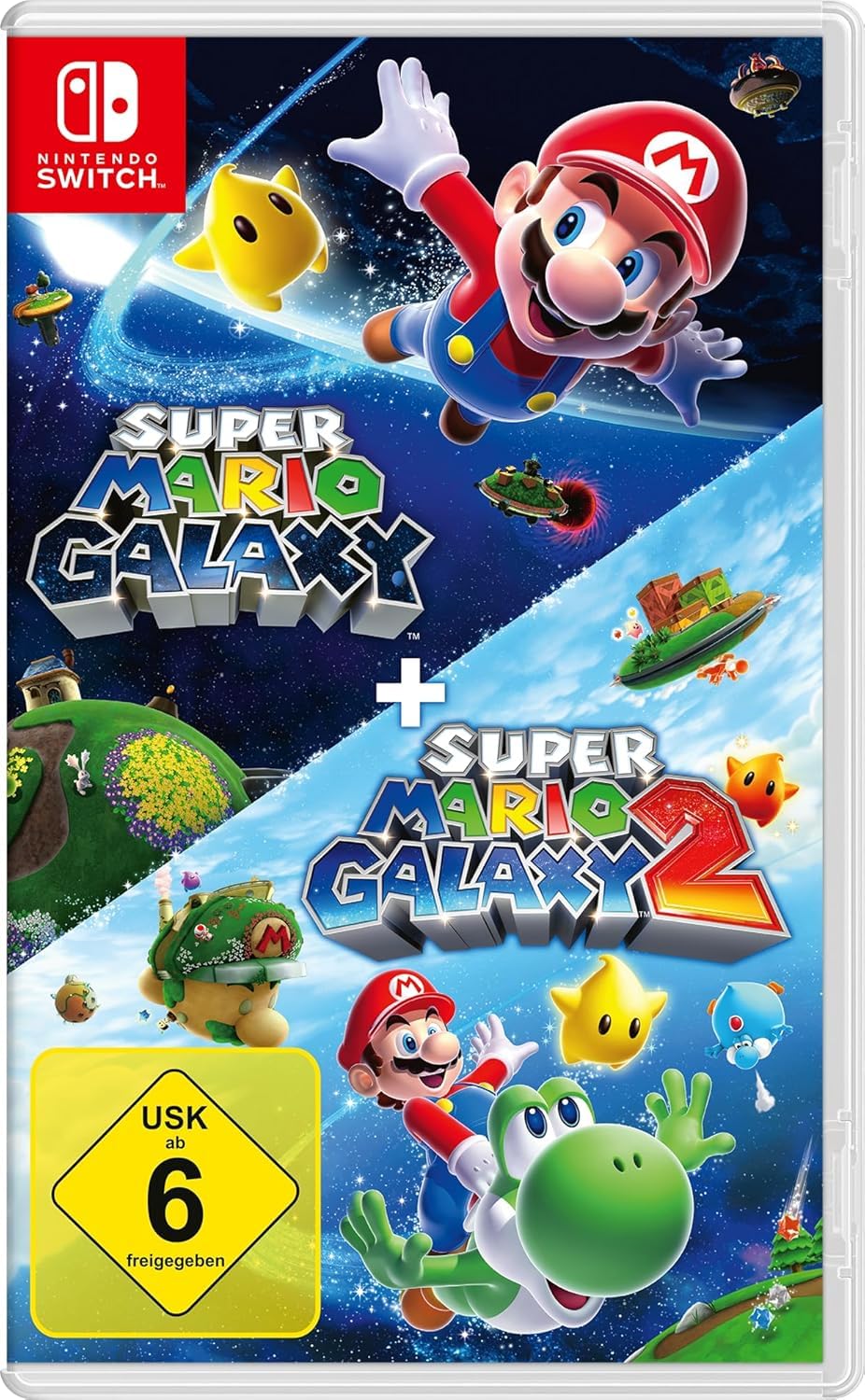 Super Mario Galaxy + Super Mario Galaxy 2 北米版 Nintendo Switch ニンテンドースイッチ 海外版ソフト
