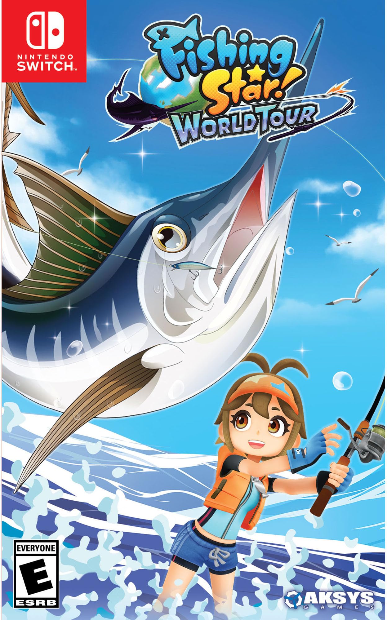 PRODUCT DETAILS 【商品情報】・商品名：Fishing Star World Tour - Nintendo Switch・対応機種：Nintendo Switch（ニンテンドースイッチ）・仕様：北米版・言語：英語【コンディション】・海外直輸入品です。・パッケージに輸送によるスレ・小傷がある場合があります。 ■ 日本国内のSwitch本体でプレイいただけます Nintendo Switchはリージョンフリーのため、北米版のゲームカードも日本国内で購入された本体でそのままプレイいただけます。 ■ 北米版ゲームについてのご注意（必ずお読みください） ・ゲーム内の表示および音声は英語です。タイトルによっては日本語に対応していない場合があります。・パッケージ・取扱説明書はすべて英語表記です。・追加コンテンツ（DLC）やオンライン機能のご利用には、北米（海外）のニンテンドーアカウントが必要となる場合があります。・日本国内で購入されたダウンロード版・セーブデータとの互換については保証いたしかねます。・海外版であることを理由とした返品・交換はお受けできません。 ■ ご注意 ・掲載画像は実物に近い色味になるよう調整しておりますが、ご利用の環境により差異が生じる場合があります。・複数店舗で在庫を共有しているため、ご注文後に在庫切れとなる場合がございます。・海外倉庫からのお取り寄せのため、発送までに数日〜2〜3週間程度かかる場合があります。 ■ 納期についてお届けの目安を必ずご確認ください。 ご注意 海外からの輸入品となります。海外輸送のため、外箱に軽微なスレ等がある場合がございますが、商品本体には影響ございません。 ※在庫状況は仕入先の在庫情報をもとに出来る限り正確に表示しておりますが、取寄せ商品のため、タイミングによりご注文後に欠品・キャンセルとなる場合がございます。