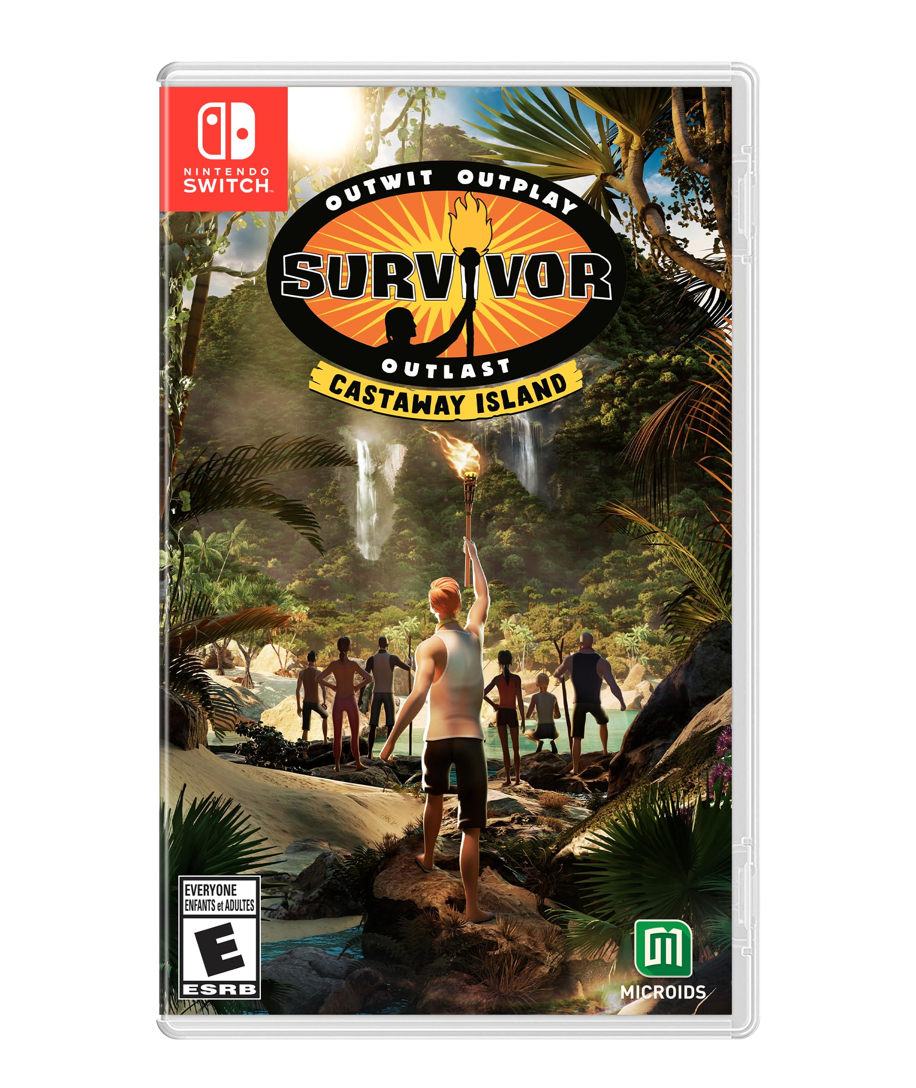 PRODUCT DETAILS 【商品情報】・商品名：Survivor: Castaway Island Nintendo Switch・対応機種：Nintendo Switch（ニンテンドースイッチ）・仕様：北米版・言語：英語【コンディション】・海外直輸入品です。・パッケージに輸送によるスレ・小傷がある場合があります。 ■ 日本国内のSwitch本体でプレイいただけます Nintendo Switchはリージョンフリーのため、北米版のゲームカードも日本国内で購入された本体でそのままプレイいただけます。 ■ 北米版ゲームについてのご注意（必ずお読みください） ・ゲーム内の表示および音声は英語です。タイトルによっては日本語に対応していない場合があります。・パッケージ・取扱説明書はすべて英語表記です。・追加コンテンツ（DLC）やオンライン機能のご利用には、北米（海外）のニンテンドーアカウントが必要となる場合があります。・日本国内で購入されたダウンロード版・セーブデータとの互換については保証いたしかねます。・海外版であることを理由とした返品・交換はお受けできません。 ■ ご注意 ・掲載画像は実物に近い色味になるよう調整しておりますが、ご利用の環境により差異が生じる場合があります。・複数店舗で在庫を共有しているため、ご注文後に在庫切れとなる場合がございます。・海外倉庫からのお取り寄せのため、発送までに数日〜2〜3週間程度かかる場合があります。 ■ 納期についてお届けの目安を必ずご確認ください。 ご注意 海外からの輸入品となります。海外輸送のため、外箱に軽微なスレ等がある場合がございますが、商品本体には影響ございません。 ※在庫状況は仕入先の在庫情報をもとに出来る限り正確に表示しておりますが、取寄せ商品のため、タイミングによりご注文後に欠品・キャンセルとなる場合がございます。