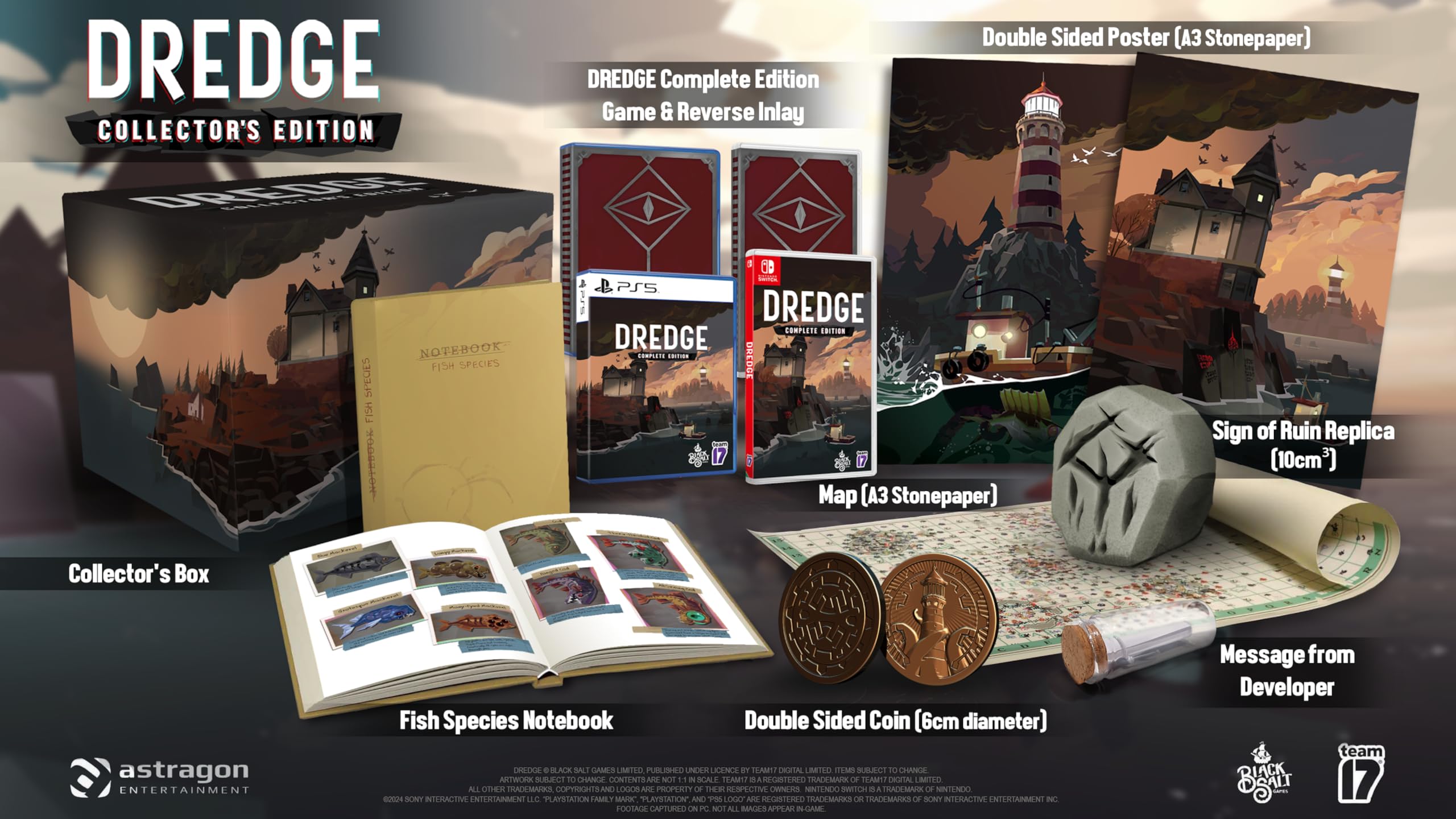 DREDGE Complete Collector's Edition - Nintendo Switch 北米版 ニンテンドー basque-10147117 Basqueバスク パッケージ画像