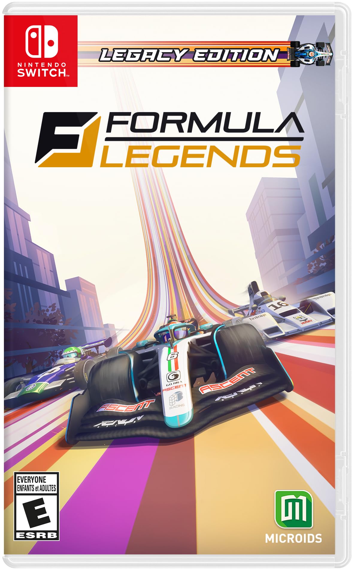 PRODUCT DETAILS 【商品情報】・商品名：Formula Legends: Legacy Edition - Nintendo Switch・対応機種：Nintendo Switch（ニンテンドースイッチ）・仕様：北米版・言語：英語【コンディション】・海外直輸入品です。・パッケージに輸送によるスレ・小傷がある場合があります。 ■ 日本国内のSwitch本体でプレイいただけます Nintendo Switchはリージョンフリーのため、北米版のゲームカードも日本国内で購入された本体でそのままプレイいただけます。 ■ 北米版ゲームについてのご注意（必ずお読みください） ・ゲーム内の表示および音声は英語です。タイトルによっては日本語に対応していない場合があります。・パッケージ・取扱説明書はすべて英語表記です。・追加コンテンツ（DLC）やオンライン機能のご利用には、北米（海外）のニンテンドーアカウントが必要となる場合があります。・日本国内で購入されたダウンロード版・セーブデータとの互換については保証いたしかねます。・海外版であることを理由とした返品・交換はお受けできません。 ■ ご注意 ・掲載画像は実物に近い色味になるよう調整しておりますが、ご利用の環境により差異が生じる場合があります。・複数店舗で在庫を共有しているため、ご注文後に在庫切れとなる場合がございます。・海外倉庫からのお取り寄せのため、発送までに数日〜2〜3週間程度かかる場合があります。 ■ 納期についてお届けの目安を必ずご確認ください。 ご注意 海外からの輸入品となります。海外輸送のため、外箱に軽微なスレ等がある場合がございますが、商品本体には影響ございません。 ※在庫状況は仕入先の在庫情報をもとに出来る限り正確に表示しておりますが、取寄せ商品のため、タイミングによりご注文後に欠品・キャンセルとなる場合がございます。
