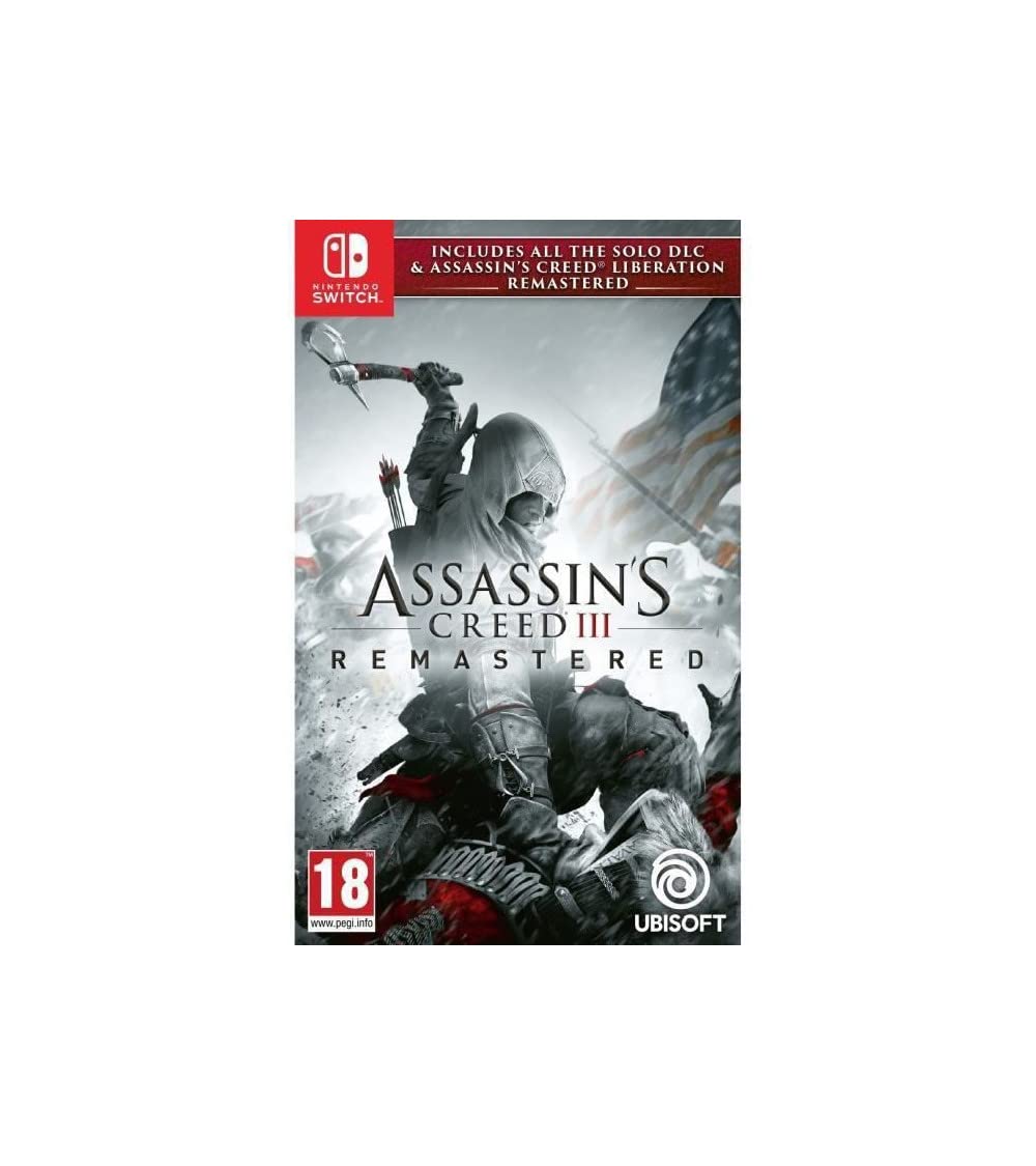 Ubisoft Assassin's Creed 3 + Assassin's Creed Liberation Remastered - Switch Game Hub for Gaming Consoles with USB Interface 北米版 Nintendo Switch ニンテンドースイッチ 海外版ソフト