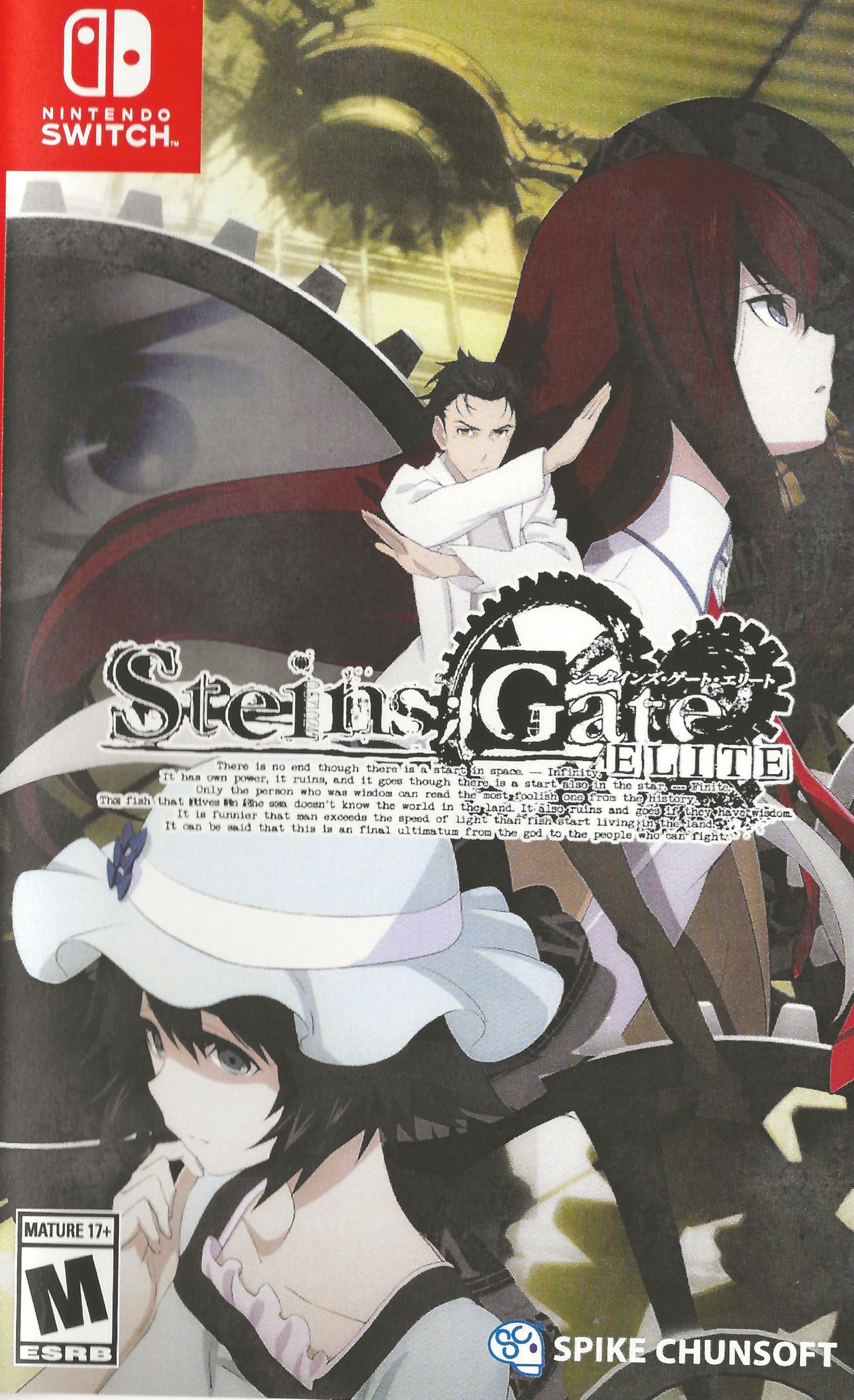 STEINS;GATE ELITE - Nintendo Switch 北米版 Nintendo Switch ニンテンドースイッチ 海外版ソフト