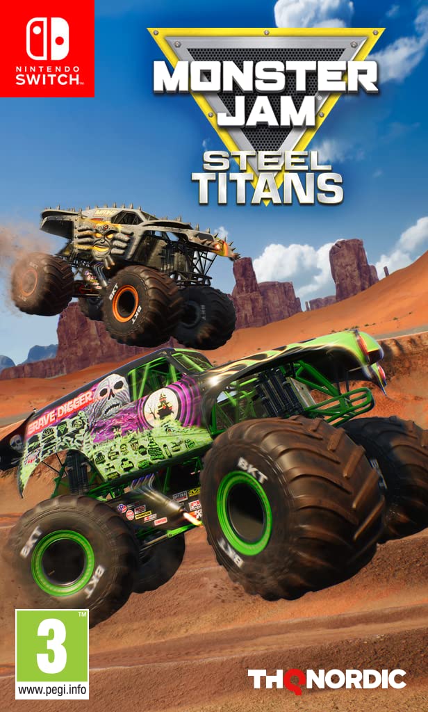 PRODUCT DETAILS 【商品情報】・商品名：Monster Jam・対応機種：Nintendo Switch（ニンテンドースイッチ）・仕様：北米版・言語：英語【コンディション】・海外直輸入品です。・パッケージに輸送によるスレ・小傷がある場合があります。 ■ 日本国内のSwitch本体でプレイいただけます Nintendo Switchはリージョンフリーのため、北米版のゲームカードも日本国内で購入された本体でそのままプレイいただけます。 ■ 北米版ゲームについてのご注意（必ずお読みください） ・ゲーム内の表示および音声は英語です。タイトルによっては日本語に対応していない場合があります。・パッケージ・取扱説明書はすべて英語表記です。・追加コンテンツ（DLC）やオンライン機能のご利用には、北米（海外）のニンテンドーアカウントが必要となる場合があります。・日本国内で購入されたダウンロード版・セーブデータとの互換については保証いたしかねます。・海外版であることを理由とした返品・交換はお受けできません。 ■ ご注意 ・掲載画像は実物に近い色味になるよう調整しておりますが、ご利用の環境により差異が生じる場合があります。・複数店舗で在庫を共有しているため、ご注文後に在庫切れとなる場合がございます。・海外倉庫からのお取り寄せのため、発送までに数日〜2〜3週間程度かかる場合があります。 ■ 納期についてお届けの目安を必ずご確認ください。 ご注意 海外からの輸入品となります。海外輸送のため、外箱に軽微なスレ等がある場合がございますが、商品本体には影響ございません。 ※在庫状況は仕入先の在庫情報をもとに出来る限り正確に表示しておりますが、取寄せ商品のため、タイミングによりご注文後に欠品・キャンセルとなる場合がございます。
