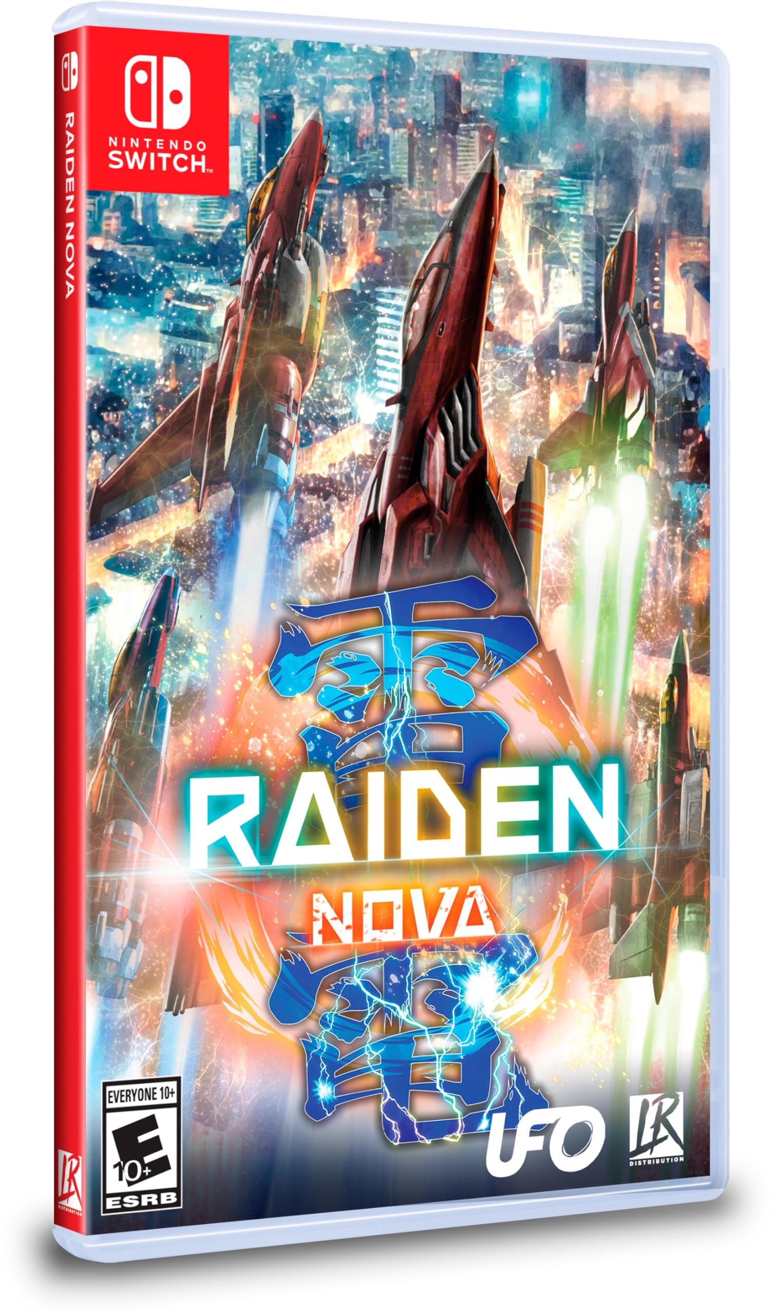 PRODUCT DETAILS 【商品情報】・商品名：Raiden NOVA - Nintendo Switch・対応機種：Nintendo Switch（ニンテンドースイッチ）・仕様：北米版・言語：英語【コンディション】・海外直輸入品です。・パッケージに輸送によるスレ・小傷がある場合があります。 ■ 日本国内のSwitch本体でプレイいただけます Nintendo Switchはリージョンフリーのため、北米版のゲームカードも日本国内で購入された本体でそのままプレイいただけます。 ■ 北米版ゲームについてのご注意（必ずお読みください） ・ゲーム内の表示および音声は英語です。タイトルによっては日本語に対応していない場合があります。・パッケージ・取扱説明書はすべて英語表記です。・追加コンテンツ（DLC）やオンライン機能のご利用には、北米（海外）のニンテンドーアカウントが必要となる場合があります。・日本国内で購入されたダウンロード版・セーブデータとの互換については保証いたしかねます。・海外版であることを理由とした返品・交換はお受けできません。 ■ ご注意 ・掲載画像は実物に近い色味になるよう調整しておりますが、ご利用の環境により差異が生じる場合があります。・複数店舗で在庫を共有しているため、ご注文後に在庫切れとなる場合がございます。・海外倉庫からのお取り寄せのため、発送までに数日〜2〜3週間程度かかる場合があります。 ■ 納期についてお届けの目安を必ずご確認ください。 ご注意 海外からの輸入品となります。海外輸送のため、外箱に軽微なスレ等がある場合がございますが、商品本体には影響ございません。 ※在庫状況は仕入先の在庫情報をもとに出来る限り正確に表示しておりますが、取寄せ商品のため、タイミングによりご注文後に欠品・キャンセルとなる場合がございます。