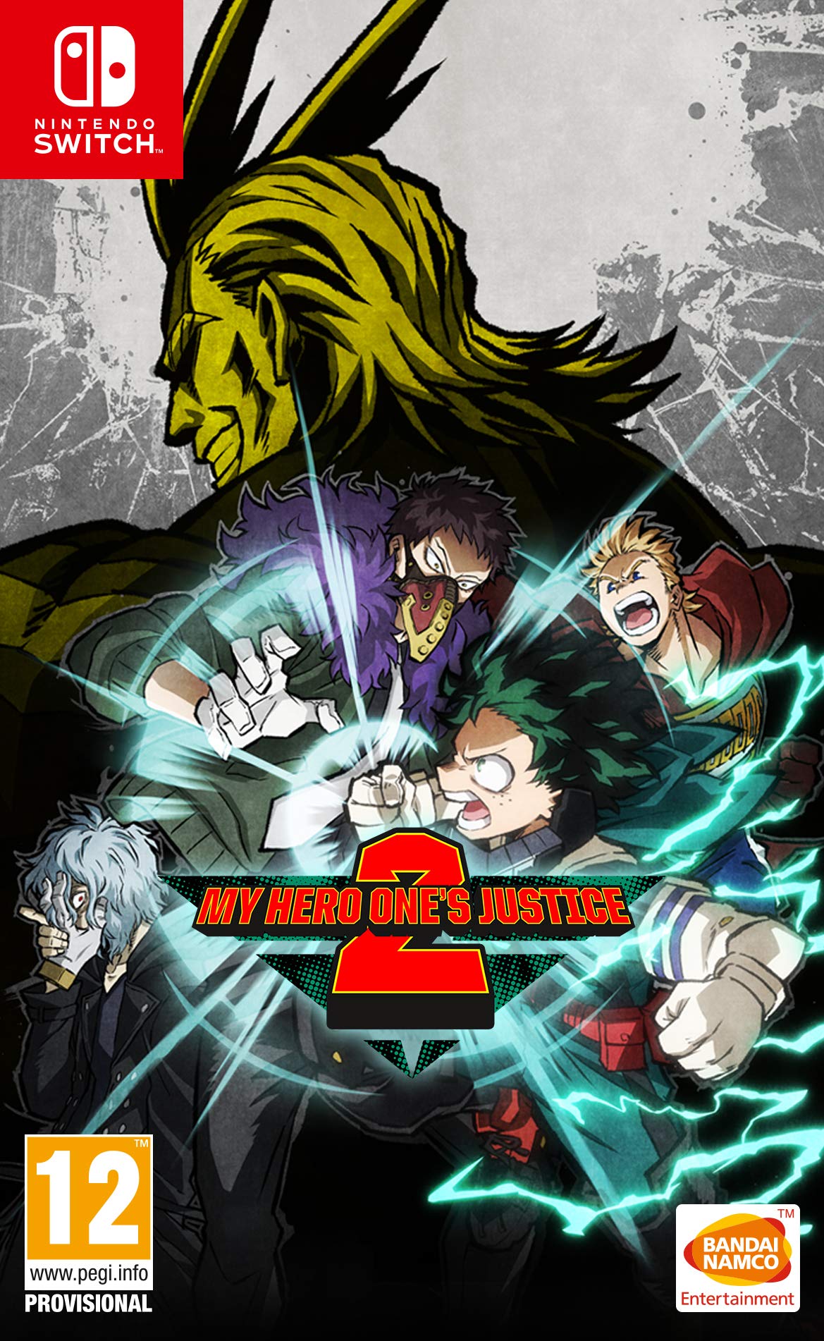 PRODUCT DETAILS 【商品情報】・商品名：My Hero One's Justice 2 (Nintendo Switch)・対応機種：Nintendo Switch（ニンテンドースイッチ）・仕様：北米版・言語：英語【コンディション】・海外直輸入品です。・パッケージに輸送によるスレ・小傷がある場合があります。 ■ 日本国内のSwitch本体でプレイいただけます Nintendo Switchはリージョンフリーのため、北米版のゲームカードも日本国内で購入された本体でそのままプレイいただけます。 ■ 北米版ゲームについてのご注意（必ずお読みください） ・ゲーム内の表示および音声は英語です。タイトルによっては日本語に対応していない場合があります。・パッケージ・取扱説明書はすべて英語表記です。・追加コンテンツ（DLC）やオンライン機能のご利用には、北米（海外）のニンテンドーアカウントが必要となる場合があります。・日本国内で購入されたダウンロード版・セーブデータとの互換については保証いたしかねます。・海外版であることを理由とした返品・交換はお受けできません。 ■ ご注意 ・掲載画像は実物に近い色味になるよう調整しておりますが、ご利用の環境により差異が生じる場合があります。・複数店舗で在庫を共有しているため、ご注文後に在庫切れとなる場合がございます。・海外倉庫からのお取り寄せのため、発送までに数日〜2〜3週間程度かかる場合があります。 ■ 納期についてお届けの目安を必ずご確認ください。 ご注意 海外からの輸入品となります。海外輸送のため、外箱に軽微なスレ等がある場合がございますが、商品本体には影響ございません。 ※在庫状況は仕入先の在庫情報をもとに出来る限り正確に表示しておりますが、取寄せ商品のため、タイミングによりご注文後に欠品・キャンセルとなる場合がございます。