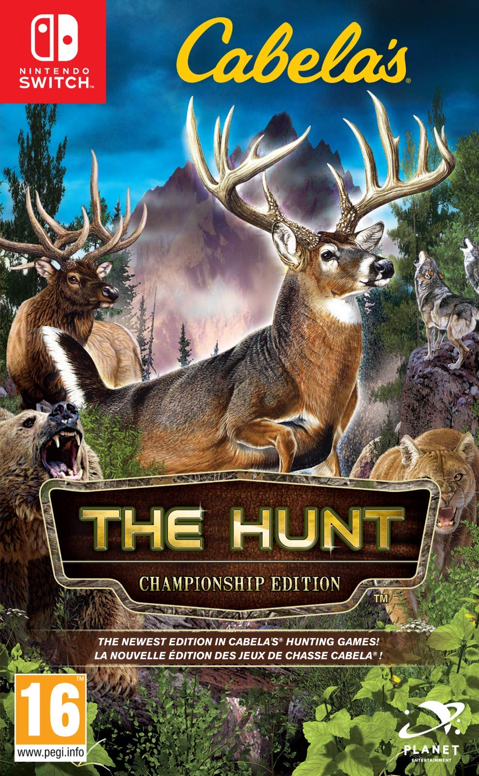 PRODUCT DETAILS 【商品情報】・商品名：Cabela's The Hunt - Championship Edition (Nintendo Switch)・対応機種：Nintendo Switch（ニンテンドースイッチ）・仕様：北米版・言語：英語【コンディション】・海外直輸入品です。・パッケージに輸送によるスレ・小傷がある場合があります。 ■ 日本国内のSwitch本体でプレイいただけます Nintendo Switchはリージョンフリーのため、北米版のゲームカードも日本国内で購入された本体でそのままプレイいただけます。 ■ 北米版ゲームについてのご注意（必ずお読みください） ・ゲーム内の表示および音声は英語です。タイトルによっては日本語に対応していない場合があります。・パッケージ・取扱説明書はすべて英語表記です。・追加コンテンツ（DLC）やオンライン機能のご利用には、北米（海外）のニンテンドーアカウントが必要となる場合があります。・日本国内で購入されたダウンロード版・セーブデータとの互換については保証いたしかねます。・海外版であることを理由とした返品・交換はお受けできません。 ■ ご注意 ・掲載画像は実物に近い色味になるよう調整しておりますが、ご利用の環境により差異が生じる場合があります。・複数店舗で在庫を共有しているため、ご注文後に在庫切れとなる場合がございます。・海外倉庫からのお取り寄せのため、発送までに数日〜2〜3週間程度かかる場合があります。 ■ 納期についてお届けの目安を必ずご確認ください。 ご注意 海外からの輸入品となります。海外輸送のため、外箱に軽微なスレ等がある場合がございますが、商品本体には影響ございません。 ※在庫状況は仕入先の在庫情報をもとに出来る限り正確に表示しておりますが、取寄せ商品のため、タイミングによりご注文後に欠品・キャンセルとなる場合がございます。