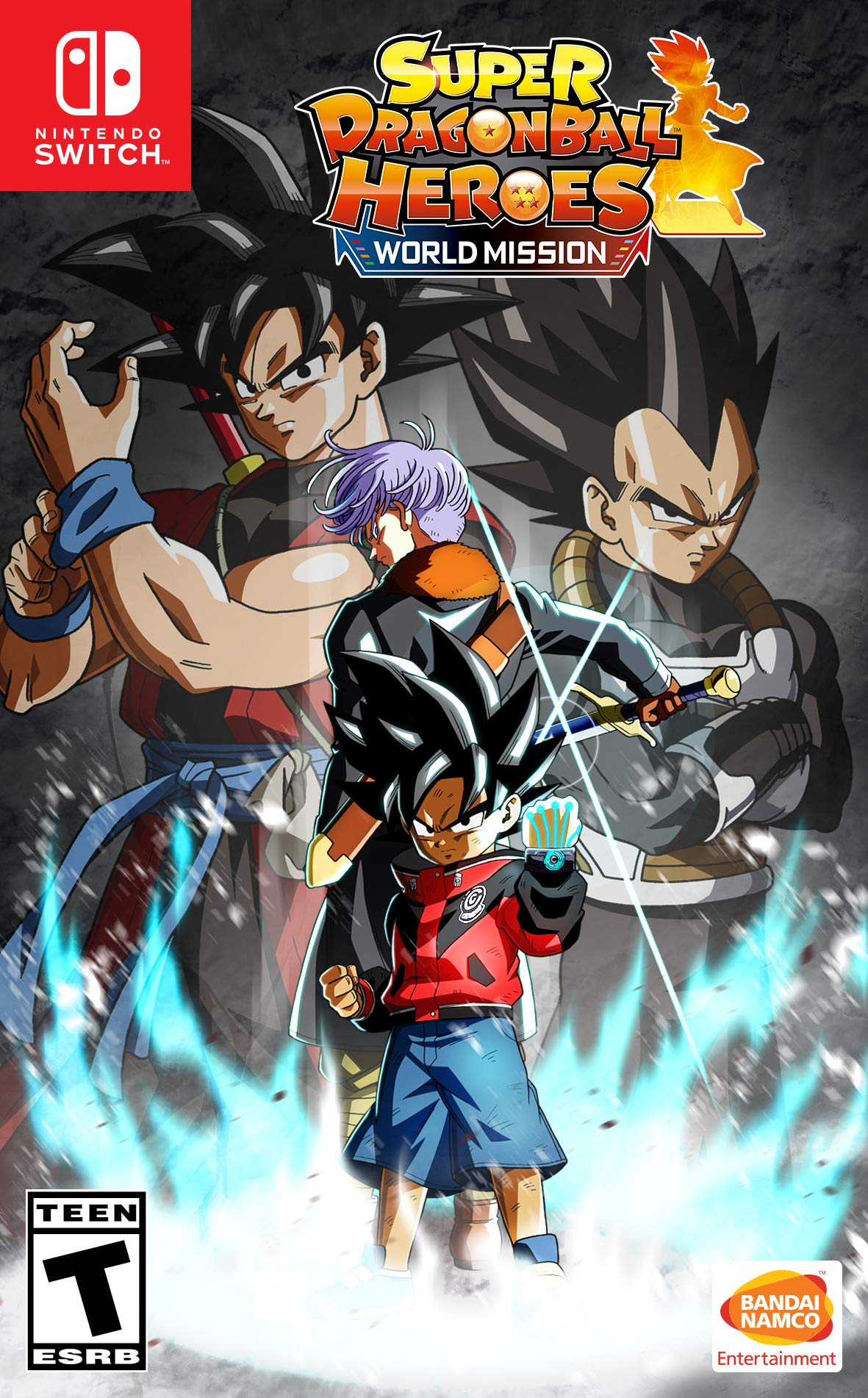 PRODUCT DETAILS 【商品情報】・商品名：Super Dragon Ball Heroes: World Mission - Nintendo Switch Standard Edition・対応機種：Nintendo Switch（ニンテンドースイッチ）・仕様：北米版・言語：英語【コンディション】・海外直輸入品です。・パッケージに輸送によるスレ・小傷がある場合があります。 ■ 日本国内のSwitch本体でプレイいただけます Nintendo Switchはリージョンフリーのため、北米版のゲームカードも日本国内で購入された本体でそのままプレイいただけます。 ■ 北米版ゲームについてのご注意（必ずお読みください） ・ゲーム内の表示および音声は英語です。タイトルによっては日本語に対応していない場合があります。・パッケージ・取扱説明書はすべて英語表記です。・追加コンテンツ（DLC）やオンライン機能のご利用には、北米（海外）のニンテンドーアカウントが必要となる場合があります。・日本国内で購入されたダウンロード版・セーブデータとの互換については保証いたしかねます。・海外版であることを理由とした返品・交換はお受けできません。 ■ ご注意 ・掲載画像は実物に近い色味になるよう調整しておりますが、ご利用の環境により差異が生じる場合があります。・複数店舗で在庫を共有しているため、ご注文後に在庫切れとなる場合がございます。・海外倉庫からのお取り寄せのため、発送までに数日〜2〜3週間程度かかる場合があります。 ■ 納期についてお届けの目安を必ずご確認ください。 ご注意 海外からの輸入品となります。海外輸送のため、外箱に軽微なスレ等がある場合がございますが、商品本体には影響ございません。 ※在庫状況は仕入先の在庫情報をもとに出来る限り正確に表示しておりますが、取寄せ商品のため、タイミングによりご注文後に欠品・キャンセルとなる場合がございます。
