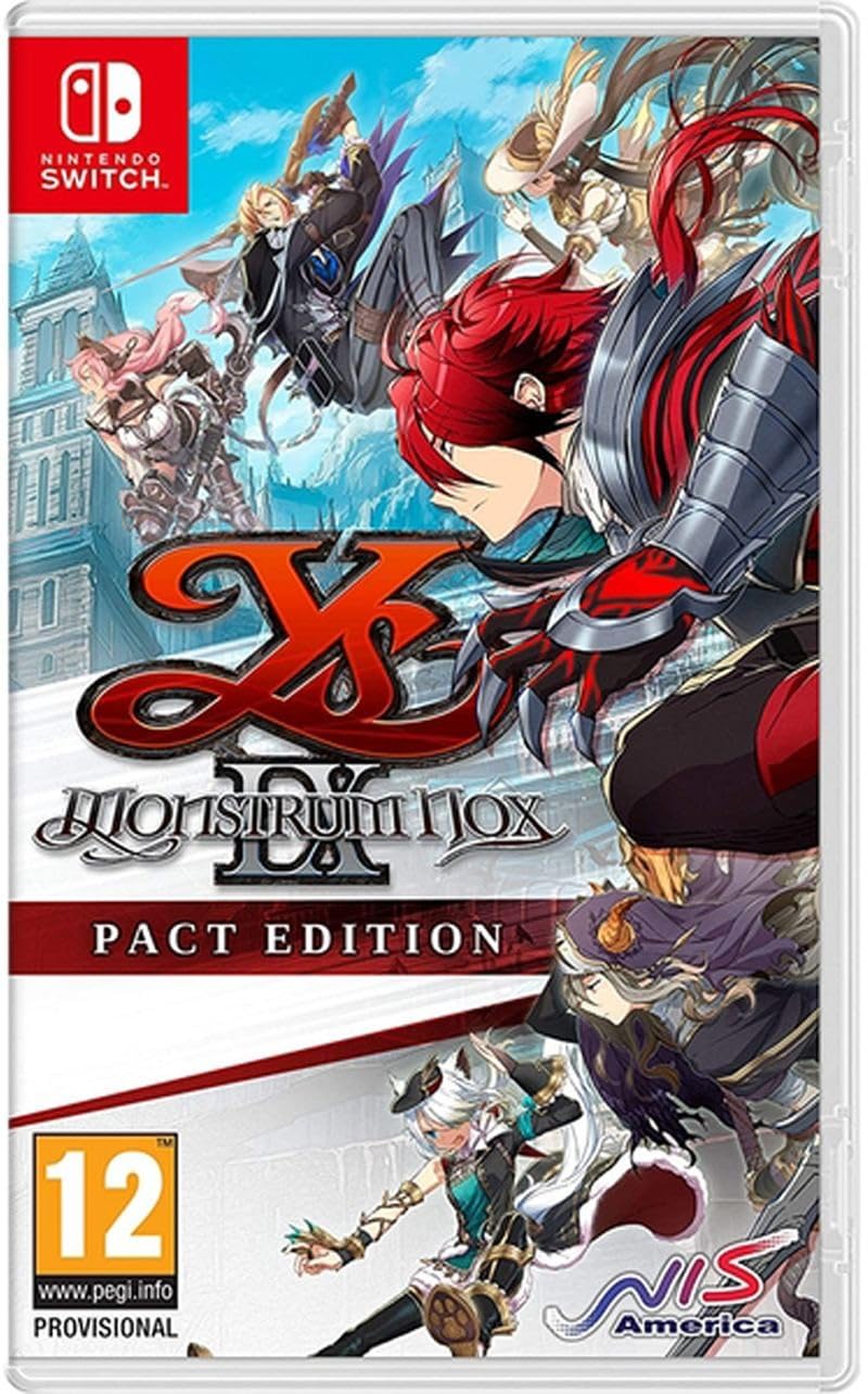 Ys Ix: Monstrum Nox Pact Edition - Nintendo Switch 北米版 Nintendo Switch ニンテンドースイッチ 海外版ソフト