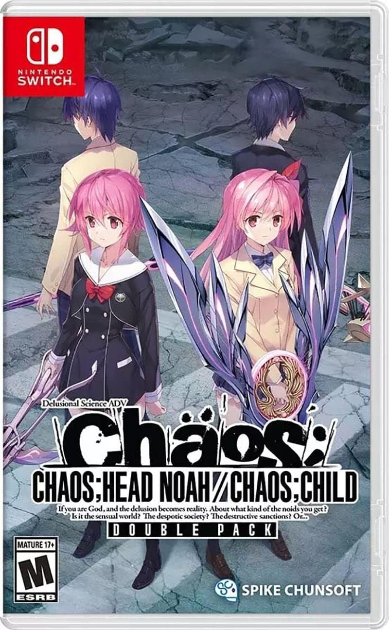 CHAOS;HEAD NOAH / CHAOS;CHILD DOUBLE PACK SteelBook Launch Edition -Nintendo Switch 北米版 Nintendo Switch ニンテンドースイッチ 海外版ソフト