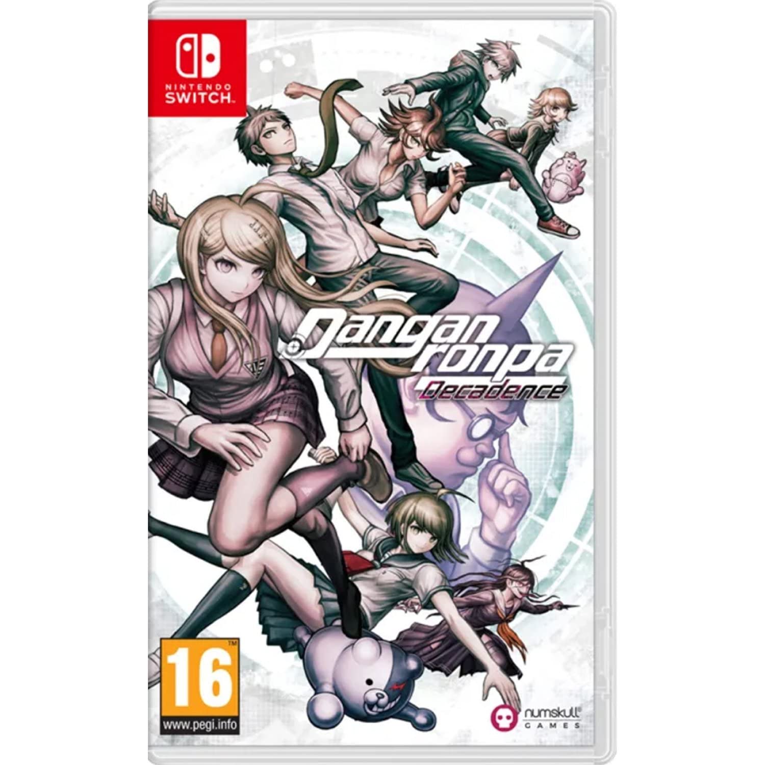 PRODUCT DETAILS 【商品情報】・商品名：Danganronpa Decadence (Nintendo Switch)・対応機種：Nintendo Switch（ニンテンドースイッチ）・仕様：北米版・言語：英語【コンディション】・海外直輸入品です。・パッケージに輸送によるスレ・小傷がある場合があります。 ■ 日本国内のSwitch本体でプレイいただけます Nintendo Switchはリージョンフリーのため、北米版のゲームカードも日本国内で購入された本体でそのままプレイいただけます。 ■ 北米版ゲームについてのご注意（必ずお読みください） ・ゲーム内の表示および音声は英語です。タイトルによっては日本語に対応していない場合があります。・パッケージ・取扱説明書はすべて英語表記です。・追加コンテンツ（DLC）やオンライン機能のご利用には、北米（海外）のニンテンドーアカウントが必要となる場合があります。・日本国内で購入されたダウンロード版・セーブデータとの互換については保証いたしかねます。・海外版であることを理由とした返品・交換はお受けできません。 ■ ご注意 ・掲載画像は実物に近い色味になるよう調整しておりますが、ご利用の環境により差異が生じる場合があります。・複数店舗で在庫を共有しているため、ご注文後に在庫切れとなる場合がございます。・海外倉庫からのお取り寄せのため、発送までに数日〜2〜3週間程度かかる場合があります。 ■ 納期についてお届けの目安を必ずご確認ください。 ご注意 海外からの輸入品となります。海外輸送のため、外箱に軽微なスレ等がある場合がございますが、商品本体には影響ございません。 ※在庫状況は仕入先の在庫情報をもとに出来る限り正確に表示しておりますが、取寄せ商品のため、タイミングによりご注文後に欠品・キャンセルとなる場合がございます。