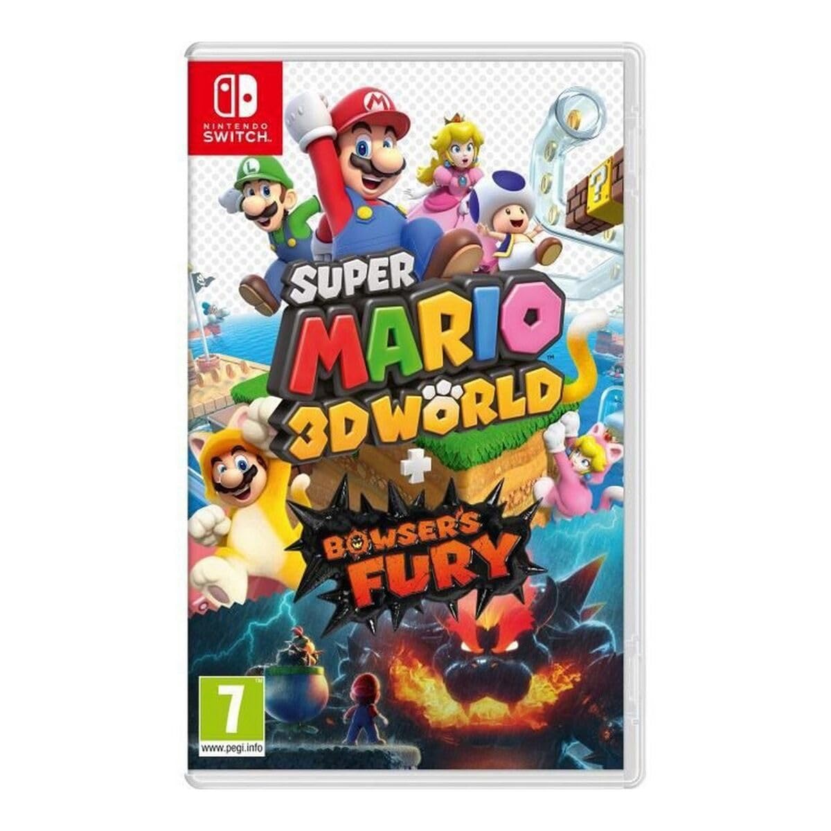 PRODUCT DETAILS 【商品情報】・商品名：Super Mario 3D World + Bowser Fury・対応機種：Nintendo Switch（ニンテンドースイッチ）・仕様：北米版・言語：英語【コンディション】・海外直輸入品です。・パッケージに輸送によるスレ・小傷がある場合があります。 ■ 日本国内のSwitch本体でプレイいただけます Nintendo Switchはリージョンフリーのため、北米版のゲームカードも日本国内で購入された本体でそのままプレイいただけます。 ■ 北米版ゲームについてのご注意（必ずお読みください） ・ゲーム内の表示および音声は英語です。タイトルによっては日本語に対応していない場合があります。・パッケージ・取扱説明書はすべて英語表記です。・追加コンテンツ（DLC）やオンライン機能のご利用には、北米（海外）のニンテンドーアカウントが必要となる場合があります。・日本国内で購入されたダウンロード版・セーブデータとの互換については保証いたしかねます。・海外版であることを理由とした返品・交換はお受けできません。 ■ ご注意 ・掲載画像は実物に近い色味になるよう調整しておりますが、ご利用の環境により差異が生じる場合があります。・複数店舗で在庫を共有しているため、ご注文後に在庫切れとなる場合がございます。・海外倉庫からのお取り寄せのため、発送までに数日〜2〜3週間程度かかる場合があります。 ■ 納期についてお届けの目安を必ずご確認ください。 ご注意 海外からの輸入品となります。海外輸送のため、外箱に軽微なスレ等がある場合がございますが、商品本体には影響ございません。 ※在庫状況は仕入先の在庫情報をもとに出来る限り正確に表示しておりますが、取寄せ商品のため、タイミングによりご注文後に欠品・キャンセルとなる場合がございます。