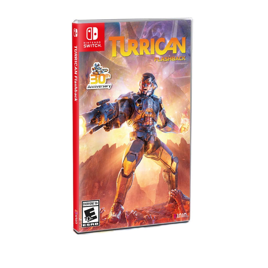 PRODUCT DETAILS 【商品情報】・商品名：Turrican Flashback - Nintendo Switch・対応機種：Nintendo Switch（ニンテンドースイッチ）・仕様：北米版・言語：英語【コンディション】・海外直輸入品です。・パッケージに輸送によるスレ・小傷がある場合があります。 ■ 日本国内のSwitch本体でプレイいただけます Nintendo Switchはリージョンフリーのため、北米版のゲームカードも日本国内で購入された本体でそのままプレイいただけます。 ■ 北米版ゲームについてのご注意（必ずお読みください） ・ゲーム内の表示および音声は英語です。タイトルによっては日本語に対応していない場合があります。・パッケージ・取扱説明書はすべて英語表記です。・追加コンテンツ（DLC）やオンライン機能のご利用には、北米（海外）のニンテンドーアカウントが必要となる場合があります。・日本国内で購入されたダウンロード版・セーブデータとの互換については保証いたしかねます。・海外版であることを理由とした返品・交換はお受けできません。 ■ ご注意 ・掲載画像は実物に近い色味になるよう調整しておりますが、ご利用の環境により差異が生じる場合があります。・複数店舗で在庫を共有しているため、ご注文後に在庫切れとなる場合がございます。・海外倉庫からのお取り寄せのため、発送までに数日〜2〜3週間程度かかる場合があります。 ■ 納期についてお届けの目安を必ずご確認ください。 ご注意 海外からの輸入品となります。海外輸送のため、外箱に軽微なスレ等がある場合がございますが、商品本体には影響ございません。 ※在庫状況は仕入先の在庫情報をもとに出来る限り正確に表示しておりますが、取寄せ商品のため、タイミングによりご注文後に欠品・キャンセルとなる場合がございます。