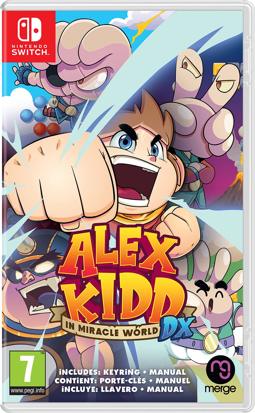 PRODUCT DETAILS 【商品情報】・商品名：Alex Kidd In Miracle World DX (Nintendo Switch)・対応機種：Nintendo Switch（ニンテンドースイッチ）・仕様：北米版・言語：英語【コンディション】・海外直輸入品です。・パッケージに輸送によるスレ・小傷がある場合があります。 ■ 日本国内のSwitch本体でプレイいただけます Nintendo Switchはリージョンフリーのため、北米版のゲームカードも日本国内で購入された本体でそのままプレイいただけます。 ■ 北米版ゲームについてのご注意（必ずお読みください） ・ゲーム内の表示および音声は英語です。タイトルによっては日本語に対応していない場合があります。・パッケージ・取扱説明書はすべて英語表記です。・追加コンテンツ（DLC）やオンライン機能のご利用には、北米（海外）のニンテンドーアカウントが必要となる場合があります。・日本国内で購入されたダウンロード版・セーブデータとの互換については保証いたしかねます。・海外版であることを理由とした返品・交換はお受けできません。 ■ ご注意 ・掲載画像は実物に近い色味になるよう調整しておりますが、ご利用の環境により差異が生じる場合があります。・複数店舗で在庫を共有しているため、ご注文後に在庫切れとなる場合がございます。・海外倉庫からのお取り寄せのため、発送までに数日〜2〜3週間程度かかる場合があります。 ■ 納期についてお届けの目安を必ずご確認ください。 ご注意 海外からの輸入品となります。海外輸送のため、外箱に軽微なスレ等がある場合がございますが、商品本体には影響ございません。 ※在庫状況は仕入先の在庫情報をもとに出来る限り正確に表示しておりますが、取寄せ商品のため、タイミングによりご注文後に欠品・キャンセルとなる場合がございます。