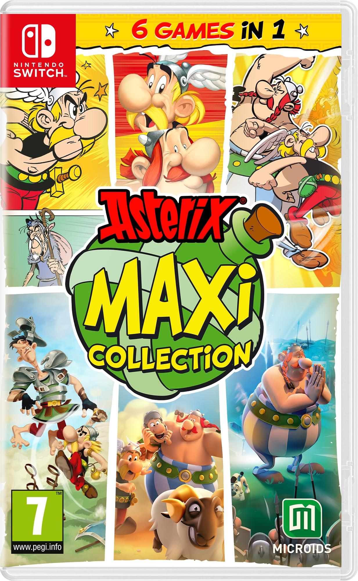 PRODUCT DETAILS 【商品情報】・商品名：Asterix Maxi Collection - Switch・対応機種：Nintendo Switch（ニンテンドースイッチ）・仕様：北米版・言語：英語【コンディション】・海外直輸入品です。・パッケージに輸送によるスレ・小傷がある場合があります。 ■ 日本国内のSwitch本体でプレイいただけます Nintendo Switchはリージョンフリーのため、北米版のゲームカードも日本国内で購入された本体でそのままプレイいただけます。 ■ 北米版ゲームについてのご注意（必ずお読みください） ・ゲーム内の表示および音声は英語です。タイトルによっては日本語に対応していない場合があります。・パッケージ・取扱説明書はすべて英語表記です。・追加コンテンツ（DLC）やオンライン機能のご利用には、北米（海外）のニンテンドーアカウントが必要となる場合があります。・日本国内で購入されたダウンロード版・セーブデータとの互換については保証いたしかねます。・海外版であることを理由とした返品・交換はお受けできません。 ■ ご注意 ・掲載画像は実物に近い色味になるよう調整しておりますが、ご利用の環境により差異が生じる場合があります。・複数店舗で在庫を共有しているため、ご注文後に在庫切れとなる場合がございます。・海外倉庫からのお取り寄せのため、発送までに数日〜2〜3週間程度かかる場合があります。 ■ 納期についてお届けの目安を必ずご確認ください。 ご注意 海外からの輸入品となります。海外輸送のため、外箱に軽微なスレ等がある場合がございますが、商品本体には影響ございません。 ※在庫状況は仕入先の在庫情報をもとに出来る限り正確に表示しておりますが、取寄せ商品のため、タイミングによりご注文後に欠品・キャンセルとなる場合がございます。
