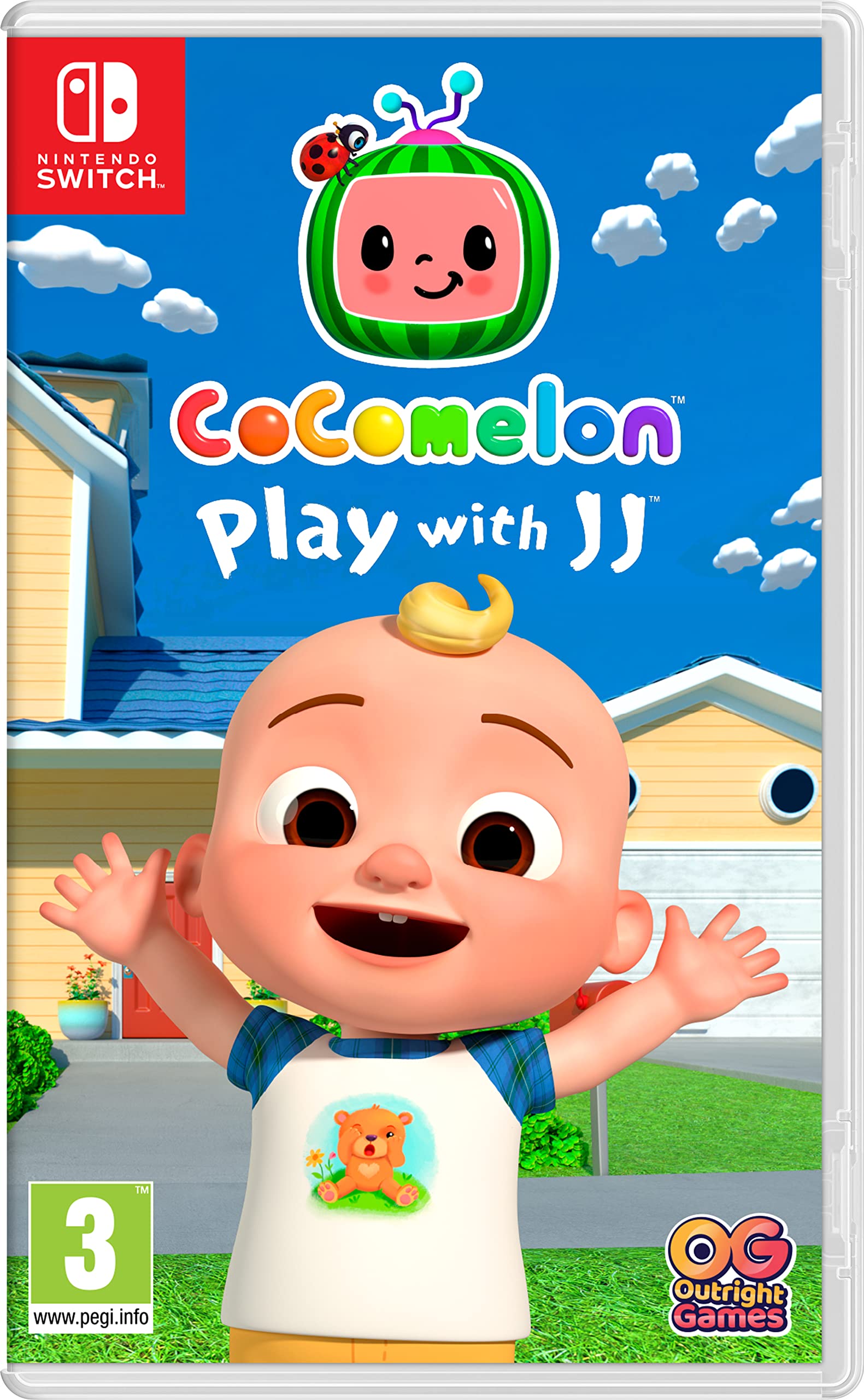 PRODUCT DETAILS 【商品情報】・商品名：CoComelon: Play with JJ - For Nintendo Switch・対応機種：Nintendo Switch（ニンテンドースイッチ）・仕様：北米版・言語：英語【コンディション】・海外直輸入品です。・パッケージに輸送によるスレ・小傷がある場合があります。 ■ 日本国内のSwitch本体でプレイいただけます Nintendo Switchはリージョンフリーのため、北米版のゲームカードも日本国内で購入された本体でそのままプレイいただけます。 ■ 北米版ゲームについてのご注意（必ずお読みください） ・ゲーム内の表示および音声は英語です。タイトルによっては日本語に対応していない場合があります。・パッケージ・取扱説明書はすべて英語表記です。・追加コンテンツ（DLC）やオンライン機能のご利用には、北米（海外）のニンテンドーアカウントが必要となる場合があります。・日本国内で購入されたダウンロード版・セーブデータとの互換については保証いたしかねます。・海外版であることを理由とした返品・交換はお受けできません。 ■ ご注意 ・掲載画像は実物に近い色味になるよう調整しておりますが、ご利用の環境により差異が生じる場合があります。・複数店舗で在庫を共有しているため、ご注文後に在庫切れとなる場合がございます。・海外倉庫からのお取り寄せのため、発送までに数日〜2〜3週間程度かかる場合があります。 ■ 納期についてお届けの目安を必ずご確認ください。 ご注意 海外からの輸入品となります。海外輸送のため、外箱に軽微なスレ等がある場合がございますが、商品本体には影響ございません。 ※在庫状況は仕入先の在庫情報をもとに出来る限り正確に表示しておりますが、取寄せ商品のため、タイミングによりご注文後に欠品・キャンセルとなる場合がございます。
