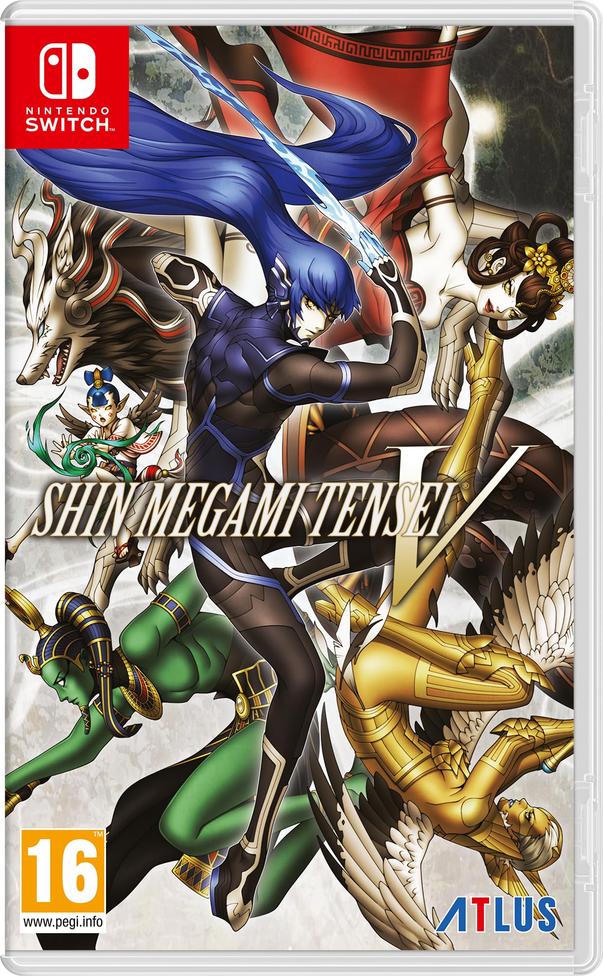 PRODUCT DETAILS 【商品情報】・商品名：Shin Megami Tensei V (Nintendo Switch)・対応機種：Nintendo Switch（ニンテンドースイッチ）・仕様：北米版・言語：英語【コンディション】・海外直輸入品です。・パッケージに輸送によるスレ・小傷がある場合があります。 ■ 日本国内のSwitch本体でプレイいただけます Nintendo Switchはリージョンフリーのため、北米版のゲームカードも日本国内で購入された本体でそのままプレイいただけます。 ■ 北米版ゲームについてのご注意（必ずお読みください） ・ゲーム内の表示および音声は英語です。タイトルによっては日本語に対応していない場合があります。・パッケージ・取扱説明書はすべて英語表記です。・追加コンテンツ（DLC）やオンライン機能のご利用には、北米（海外）のニンテンドーアカウントが必要となる場合があります。・日本国内で購入されたダウンロード版・セーブデータとの互換については保証いたしかねます。・海外版であることを理由とした返品・交換はお受けできません。 ■ ご注意 ・掲載画像は実物に近い色味になるよう調整しておりますが、ご利用の環境により差異が生じる場合があります。・複数店舗で在庫を共有しているため、ご注文後に在庫切れとなる場合がございます。・海外倉庫からのお取り寄せのため、発送までに数日〜2〜3週間程度かかる場合があります。 ■ 納期についてお届けの目安を必ずご確認ください。 ご注意 海外からの輸入品となります。海外輸送のため、外箱に軽微なスレ等がある場合がございますが、商品本体には影響ございません。 ※在庫状況は仕入先の在庫情報をもとに出来る限り正確に表示しておりますが、取寄せ商品のため、タイミングによりご注文後に欠品・キャンセルとなる場合がございます。